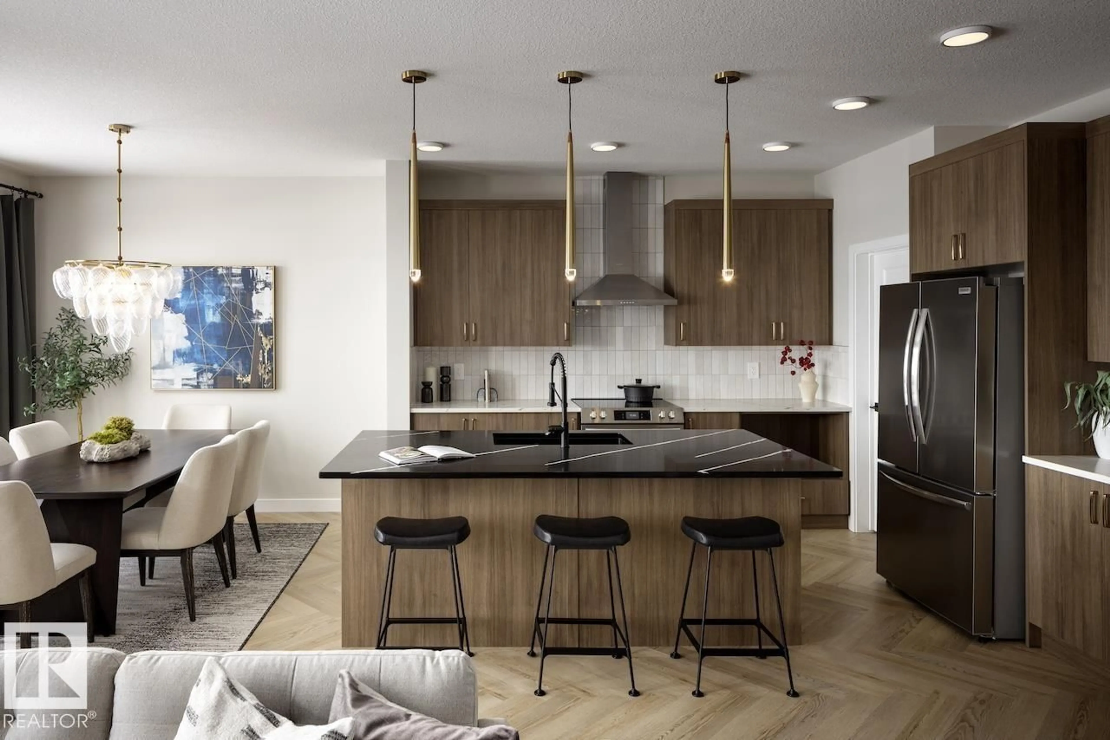 Contemporary kitchen, unknown for 121 CUDDIE DR, Sherwood Park Alberta T0B0B0