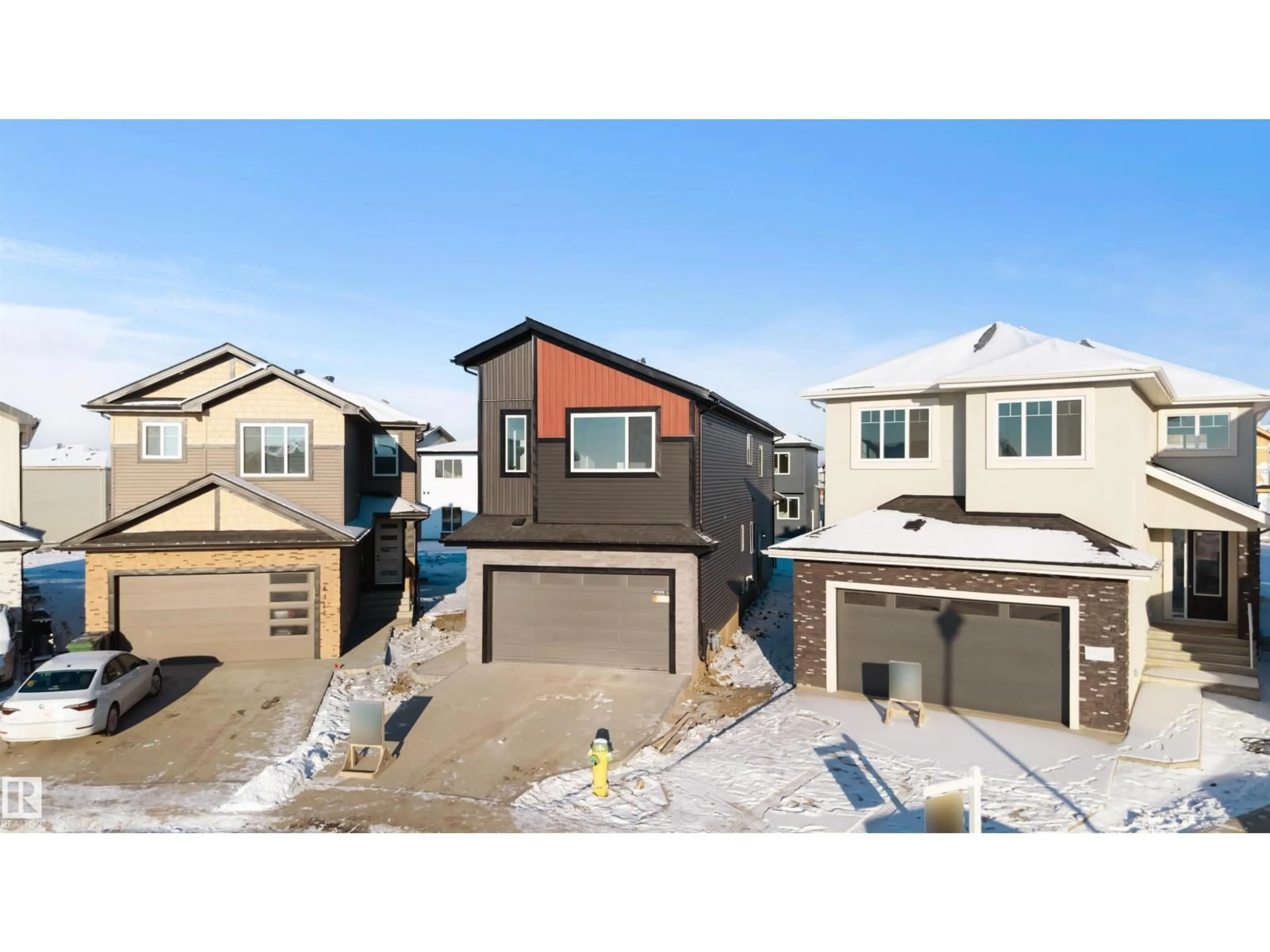 A pic from outside/outdoor area/front of a property/back of a property/a pic from drone, street for 4313 35 ST, Beaumont Alberta T4X3G6