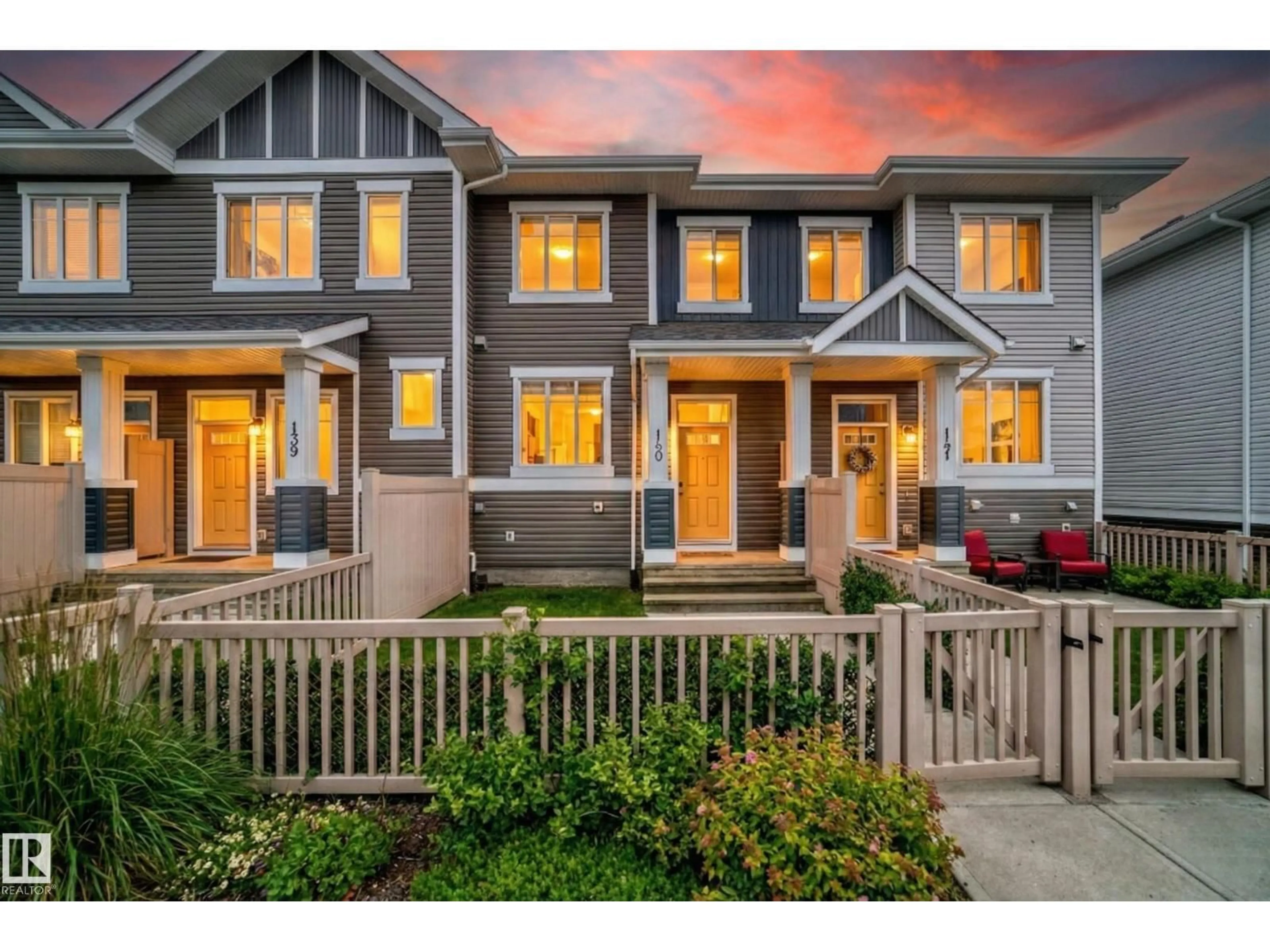 Home with vinyl exterior material, street for #140 - 2905 141 ST, Edmonton Alberta T6W3M4