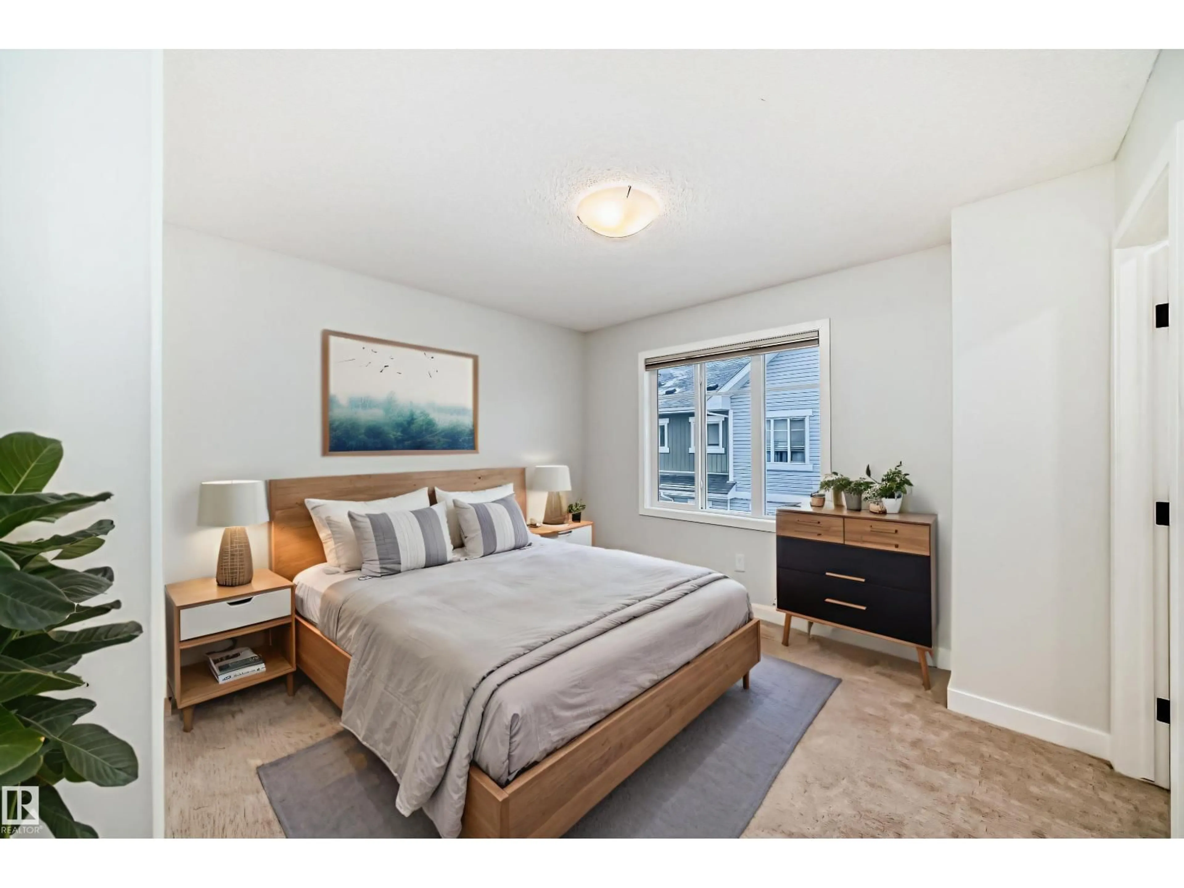 Bedroom with bed, unknown for #140 - 2905 141 ST, Edmonton Alberta T6W3M4