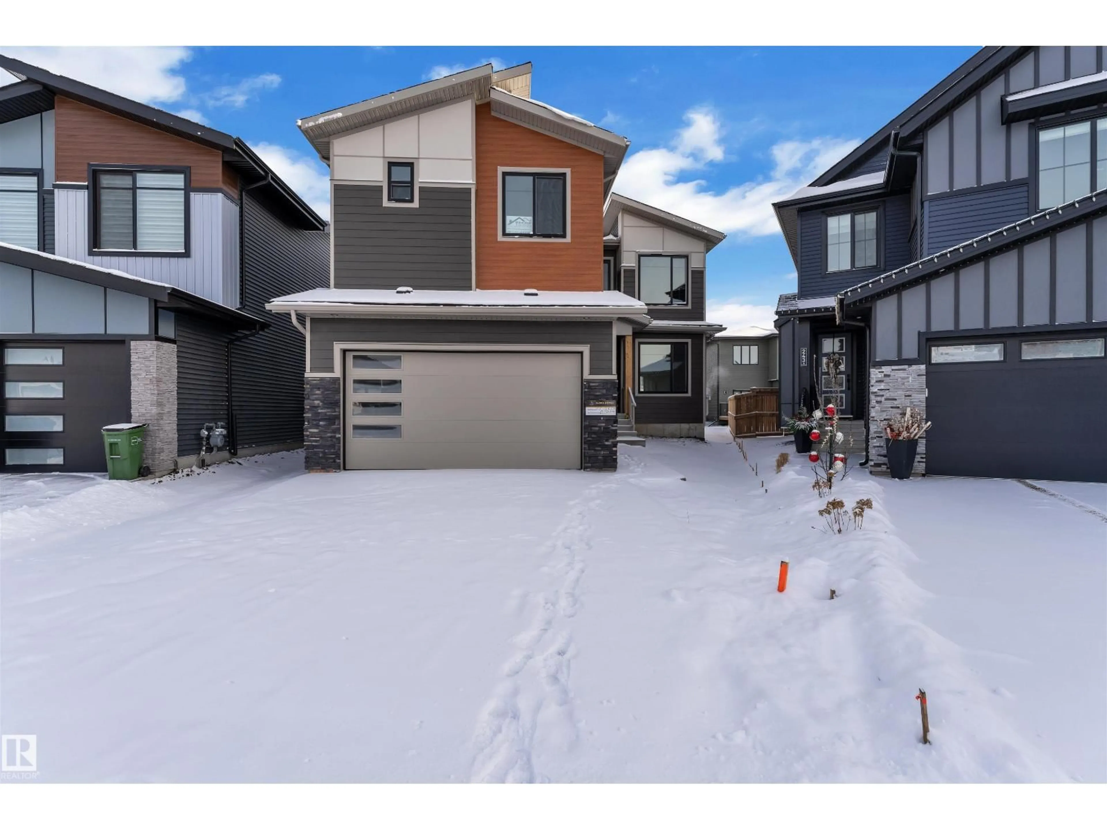 A pic from outside/outdoor area/front of a property/back of a property/a pic from drone, street for NE - 247 166 AV, Edmonton Alberta T5Y4J2
