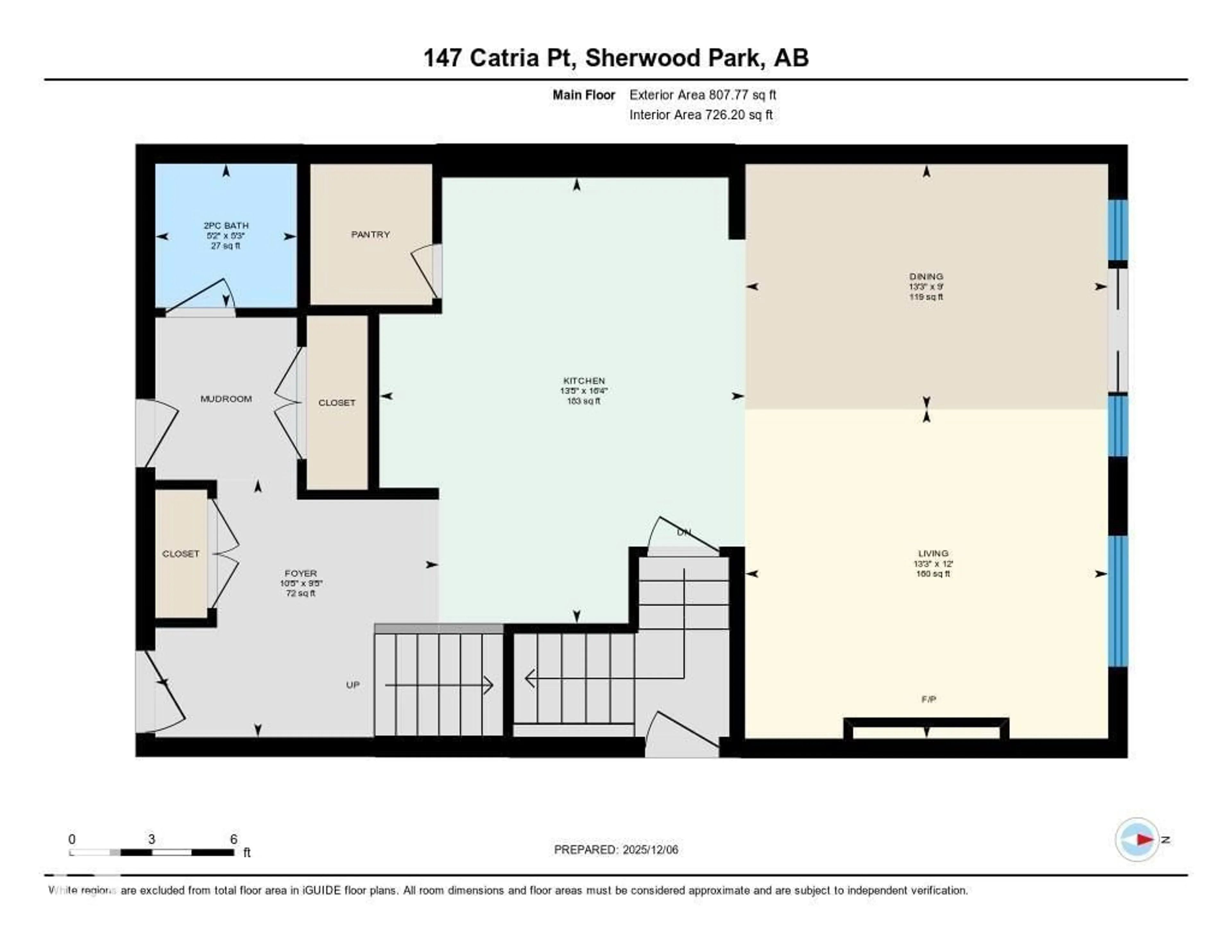 Floor plan for 147 CATRIA PT, Sherwood Park Alberta T8H3B1
