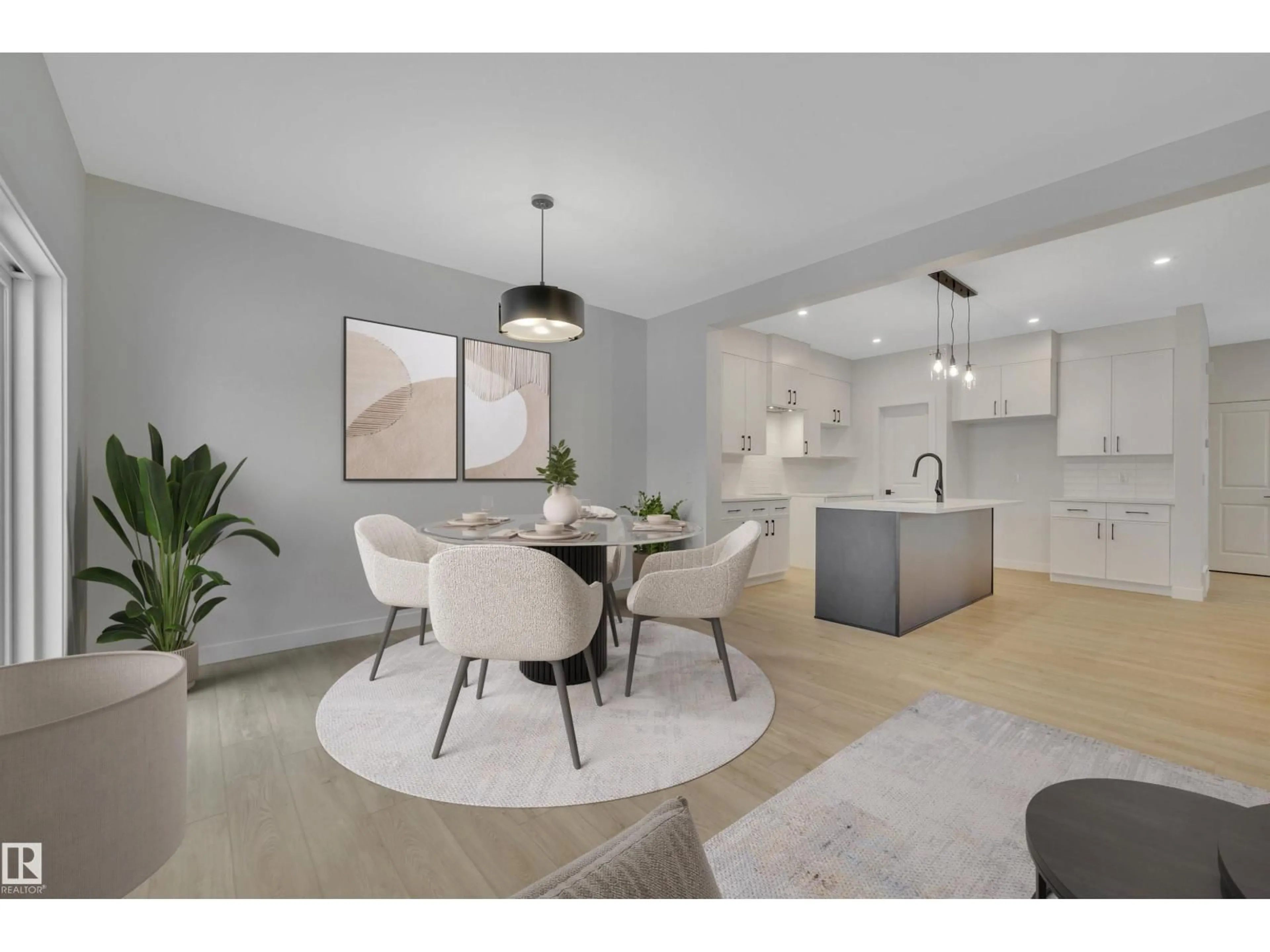 Open concept kitchen, unknown for 22556 87 AV, Edmonton Alberta T5T7H8