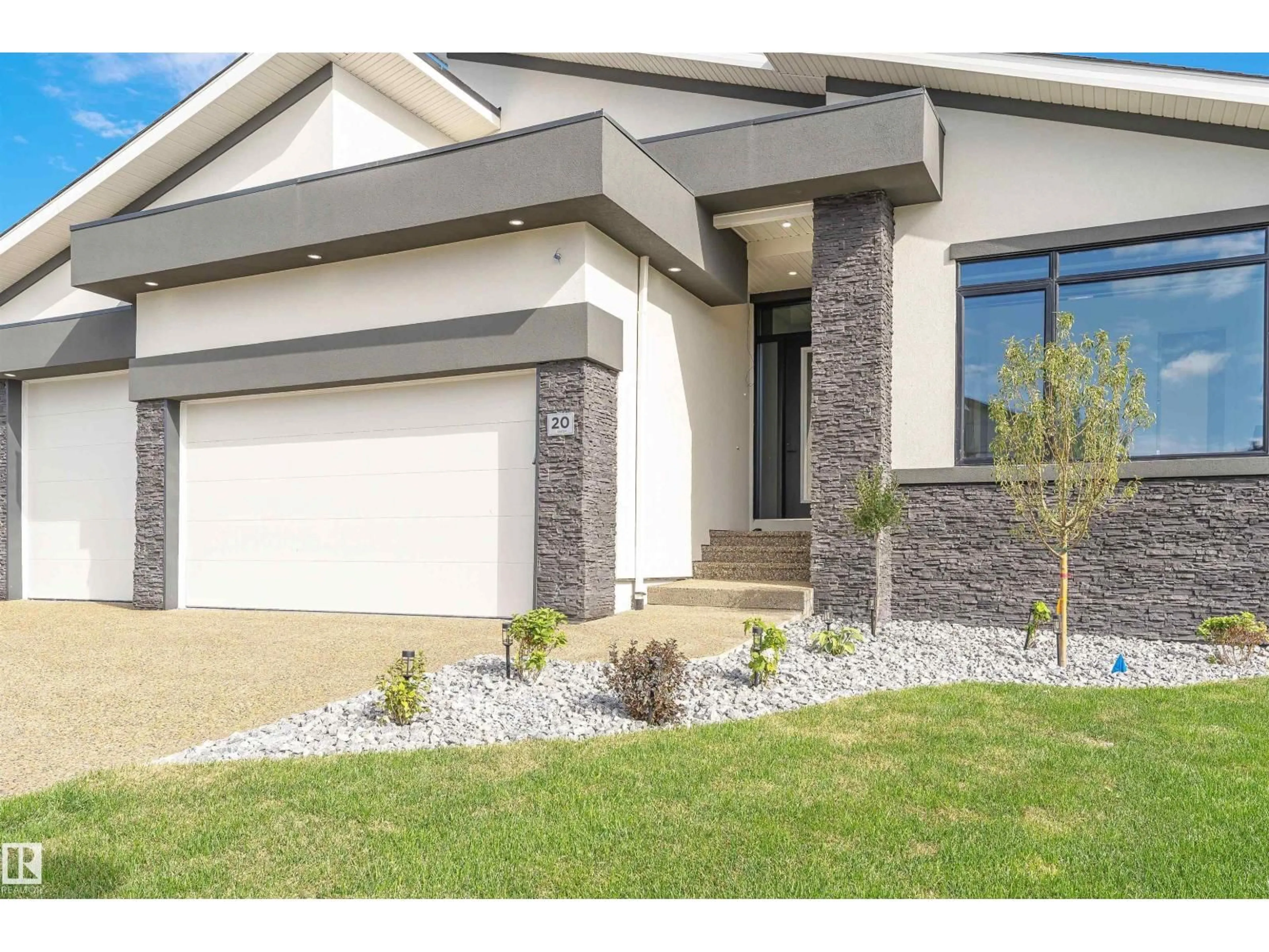 Home with brick exterior material, street for 20 EASTON CL, St. Albert Alberta T8N3X9