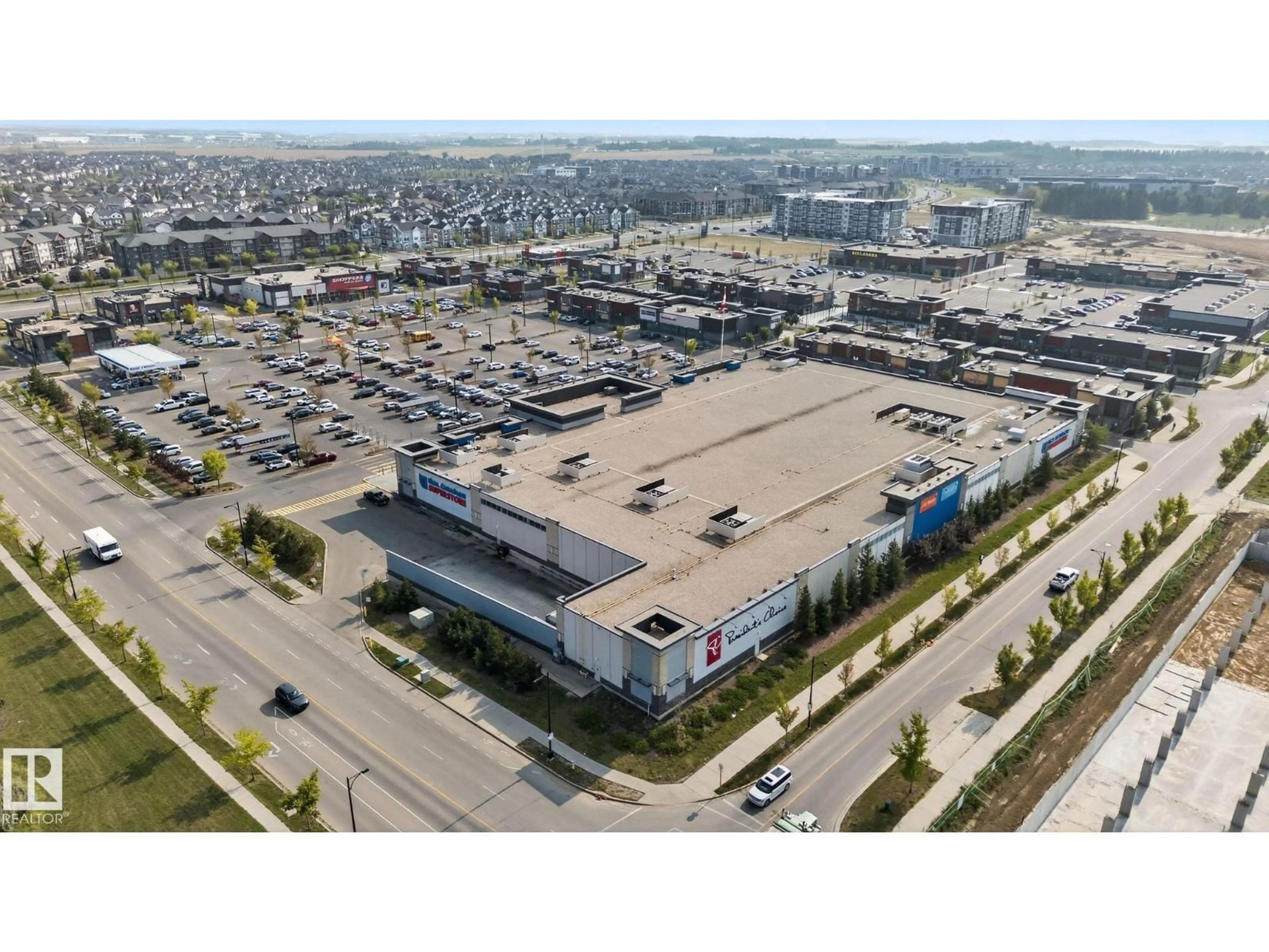 A pic from outside/outdoor area/front of a property/back of a property/a pic from drone, street for #414 - 12035 22 AV, Edmonton Alberta T6W2X9