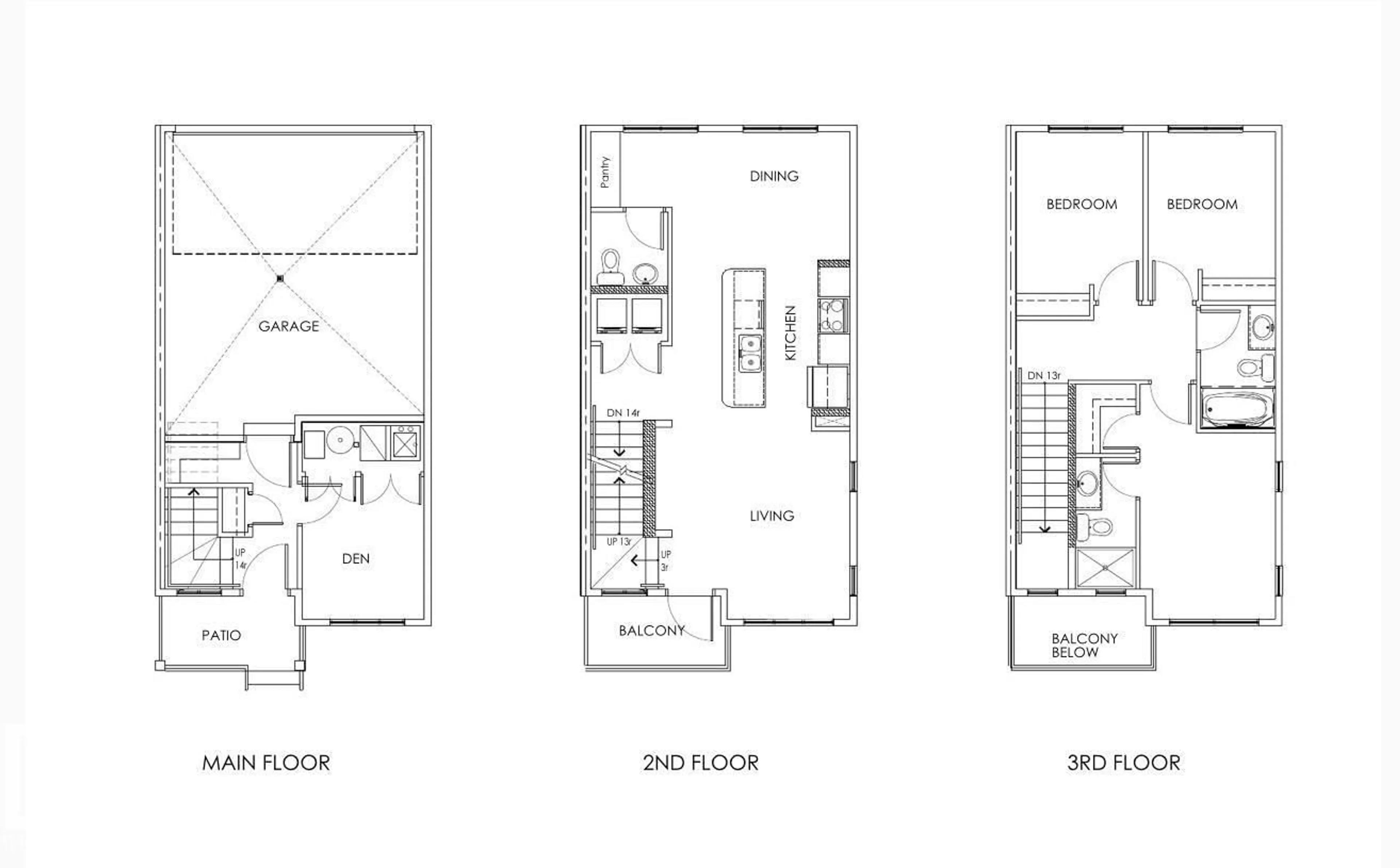 Floor plan for #65 - 18120 28 AV, Edmonton Alberta T6W4V2