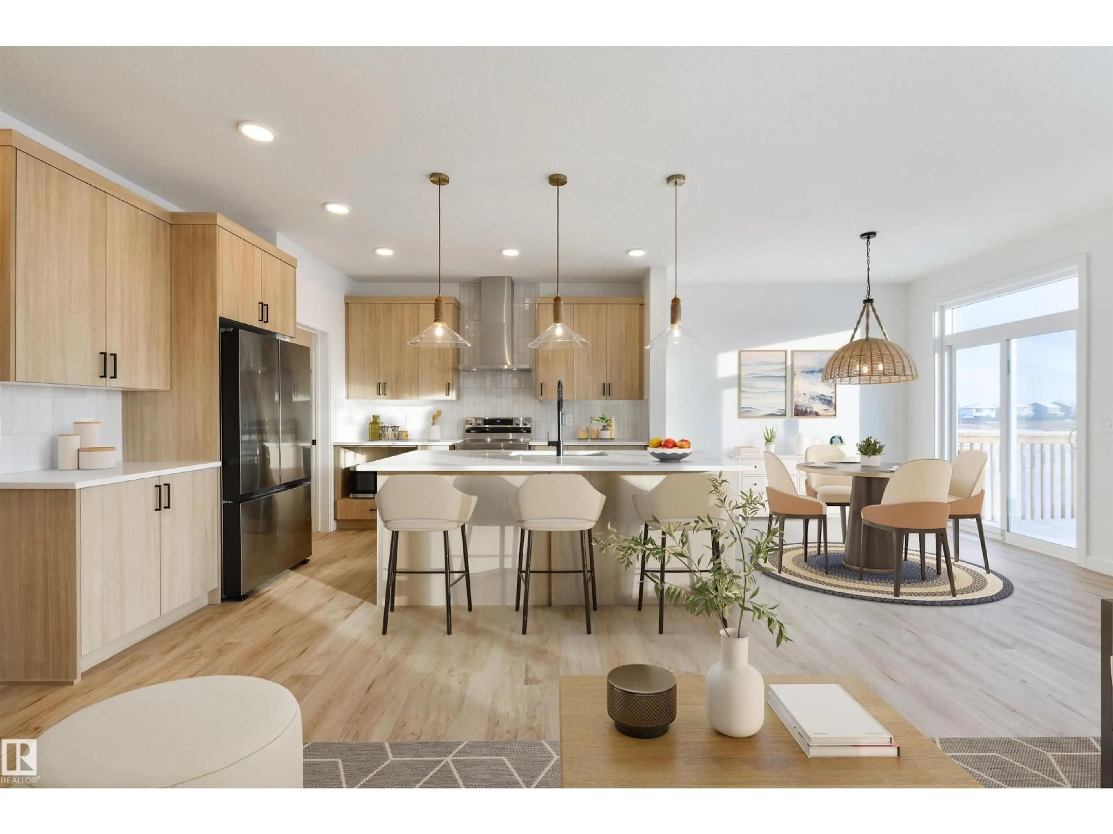 Open concept kitchen, unknown for 8 COBBLESTONE GA, Spruce Grove Alberta T7X4E4