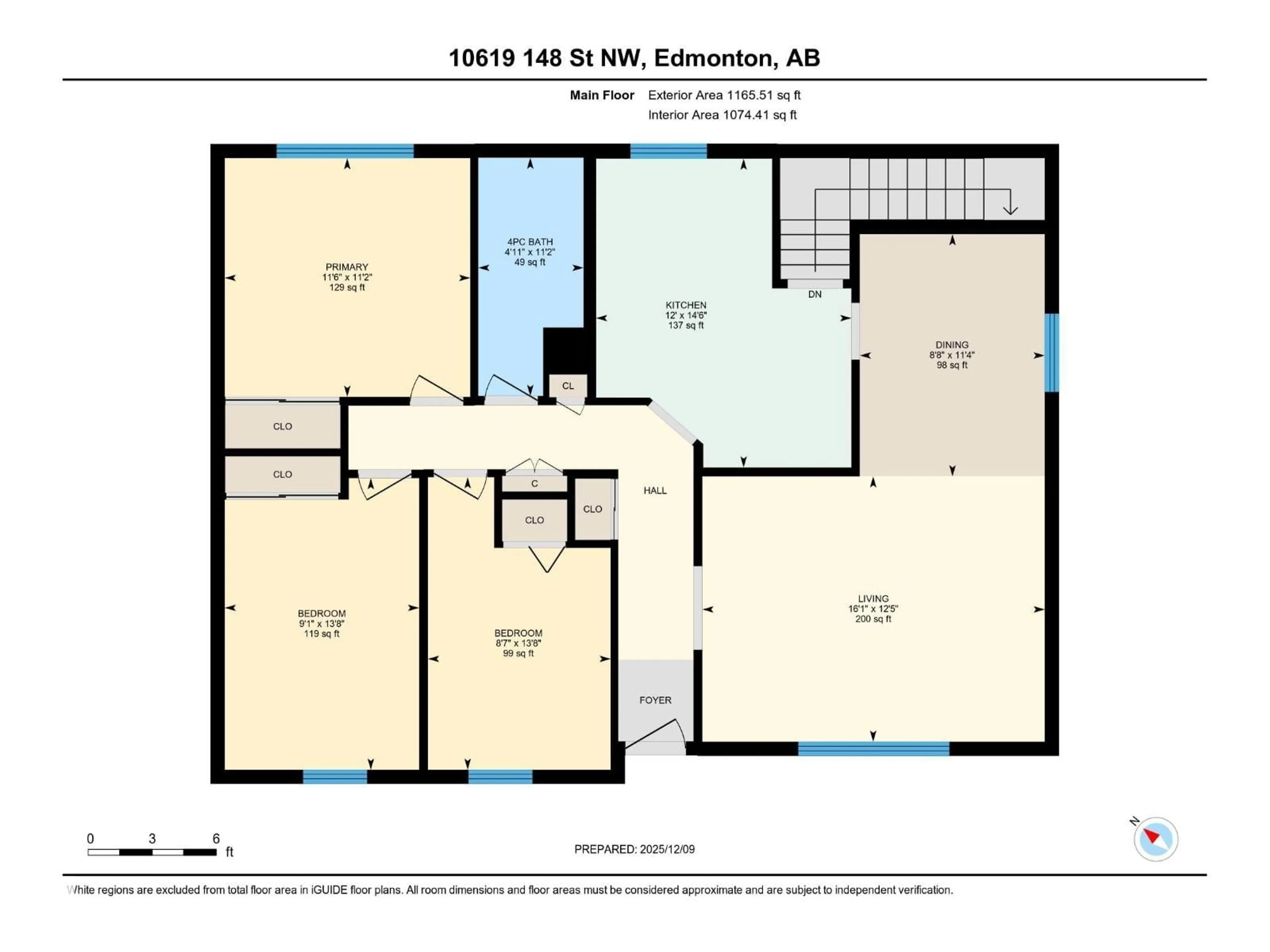 Floor plan for NW - 10619 148 ST, Edmonton Alberta T5N3G9
