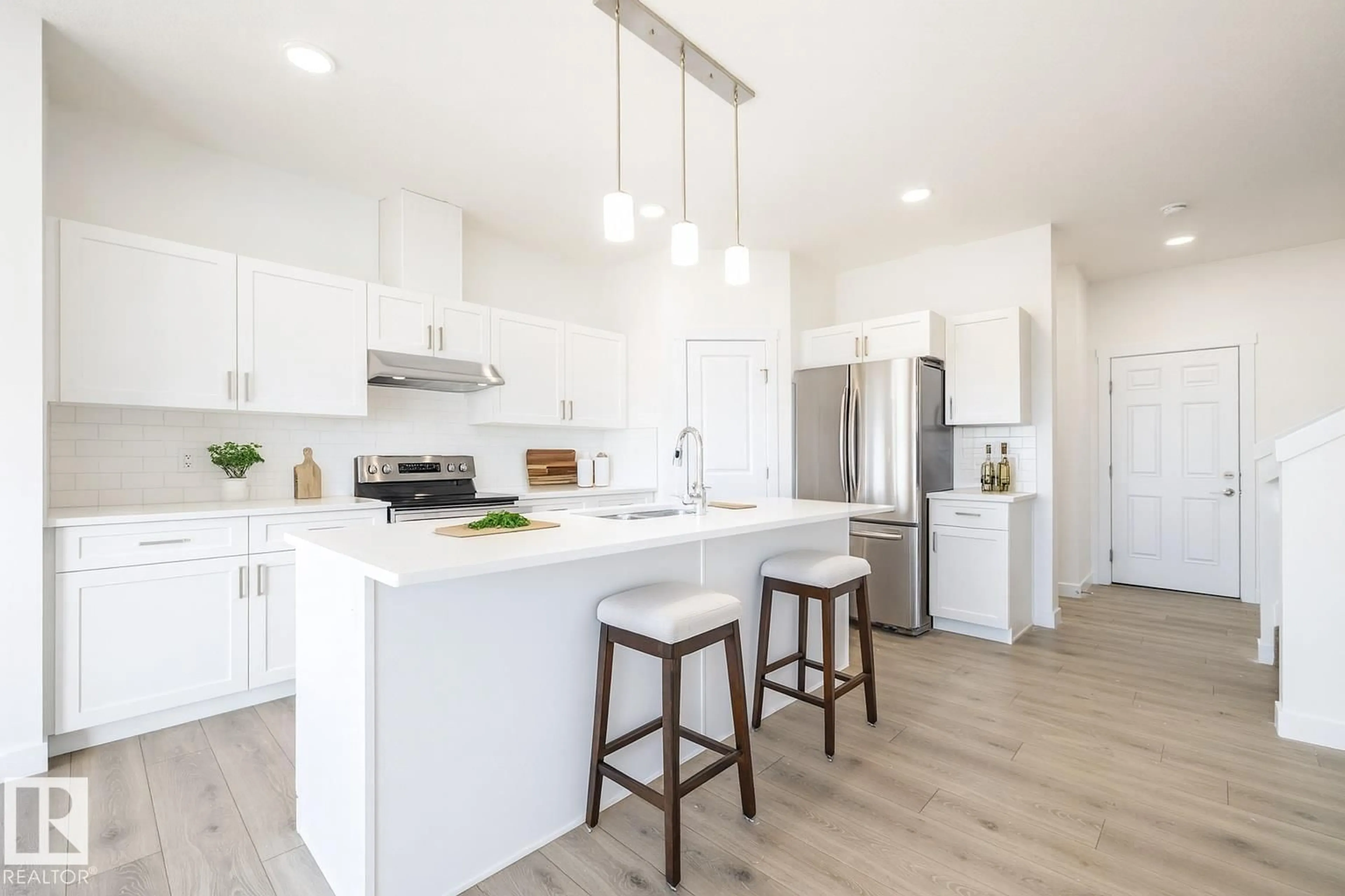 Open concept kitchen, unknown for 305 27 ST, Edmonton Alberta T6X3H9