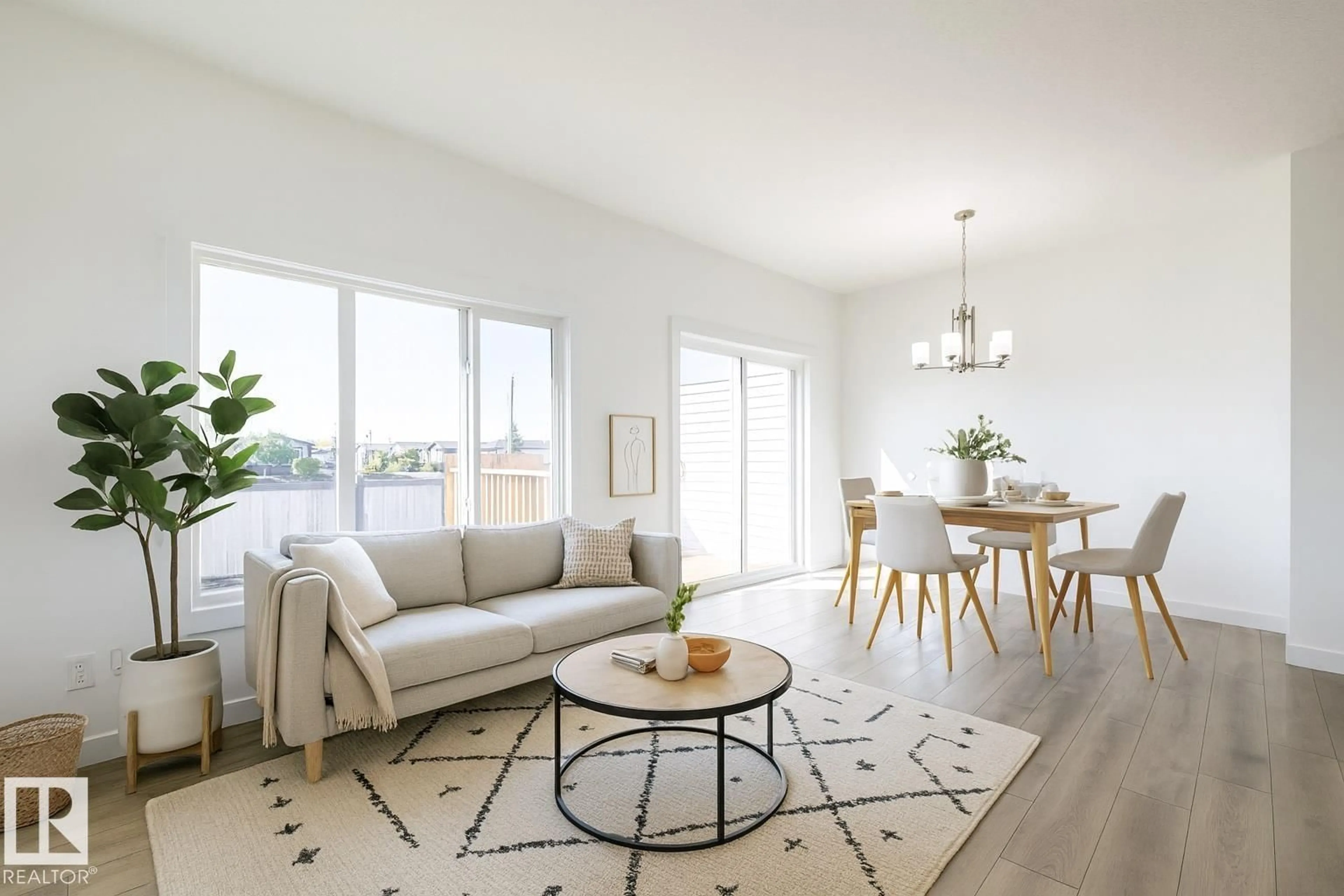 Living room with furniture, unknown for 305 27 ST, Edmonton Alberta T6X3H9