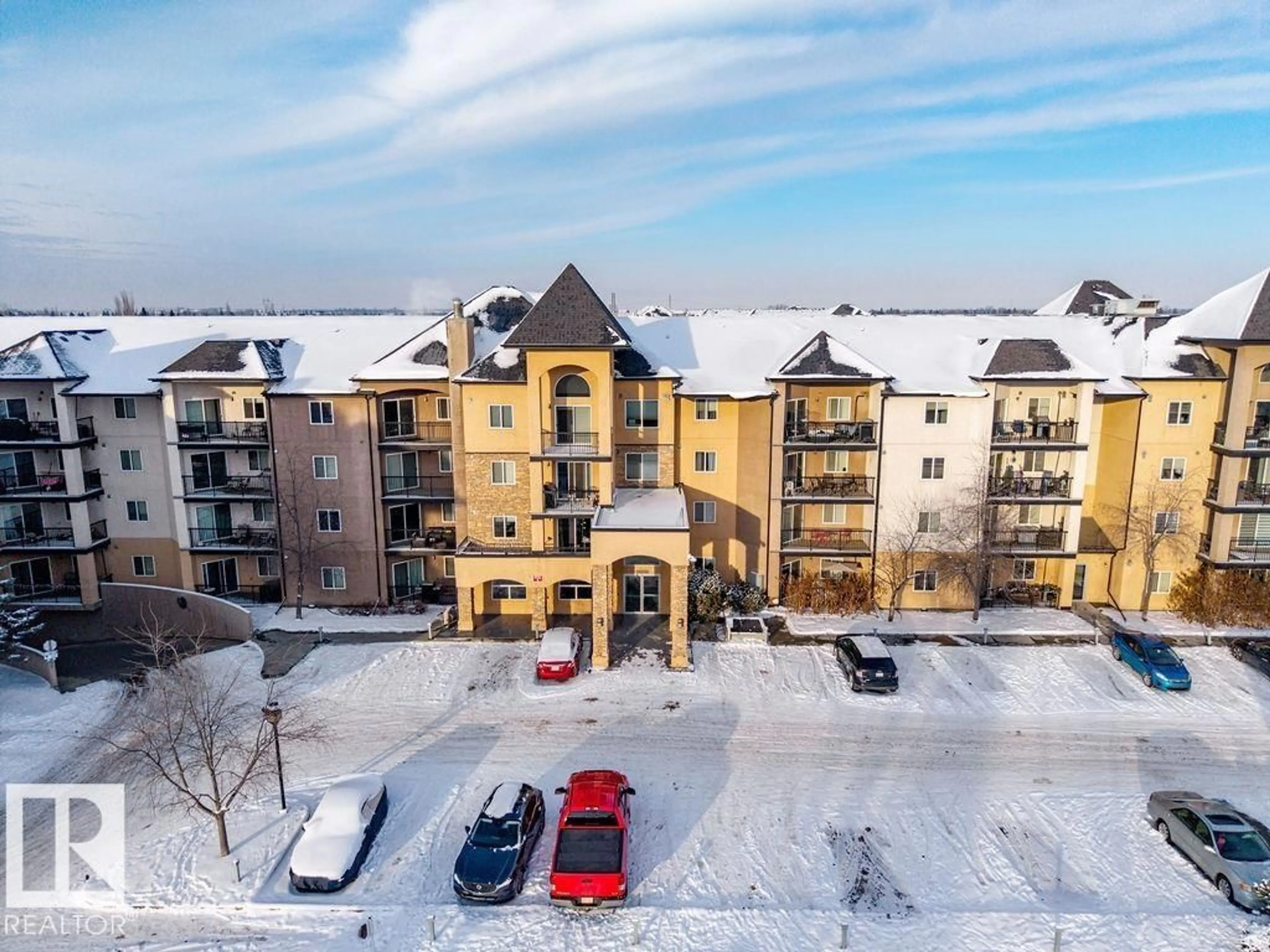 A pic from outside/outdoor area/front of a property/back of a property/a pic from drone, unknown for #106 - 14608 125 ST, Edmonton Alberta T5X0B5