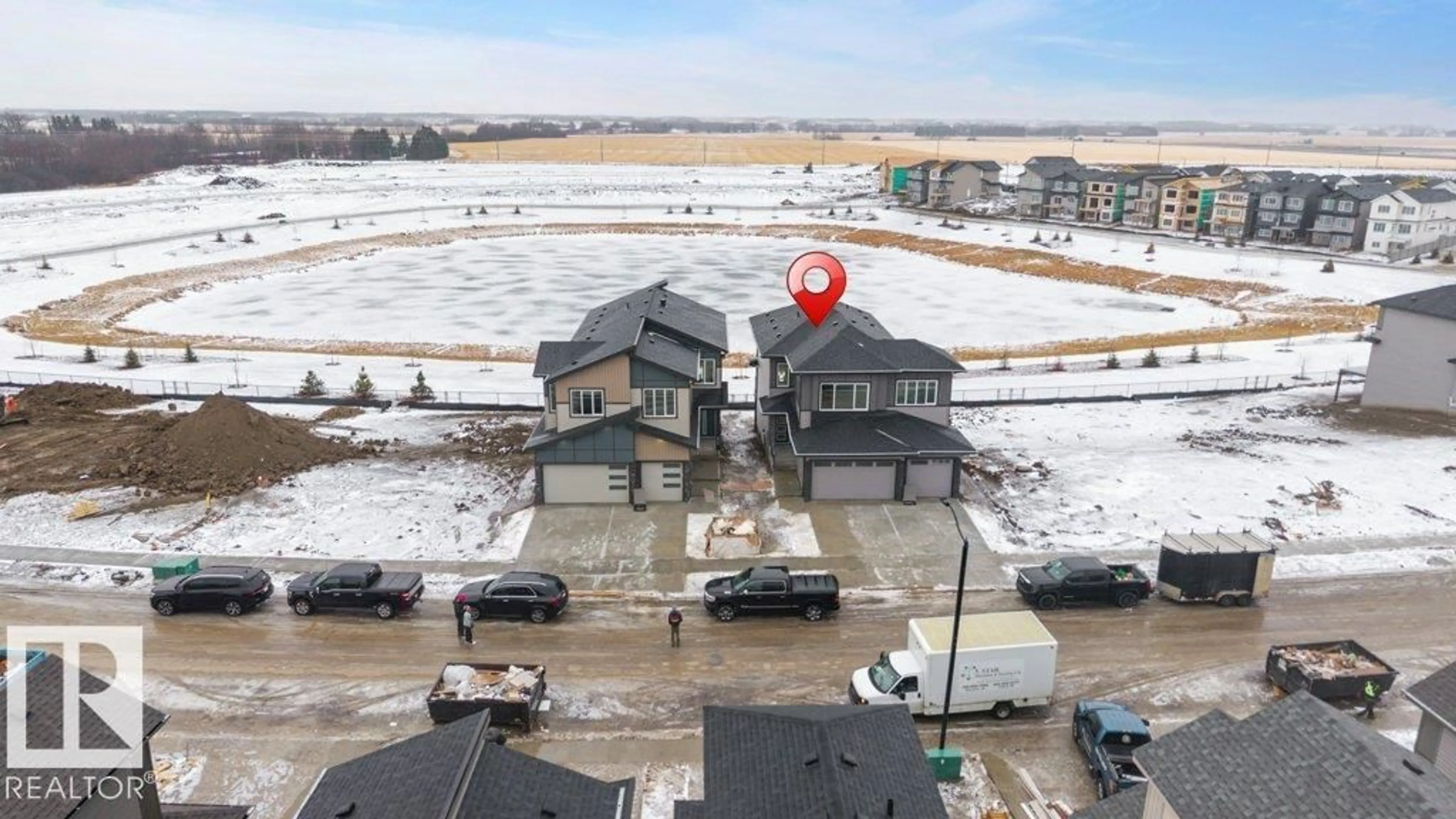 A pic from outside/outdoor area/front of a property/back of a property/a pic from drone, unknown for 219 CRYSTAL CREEK DR, Leduc Alberta T9E0X6