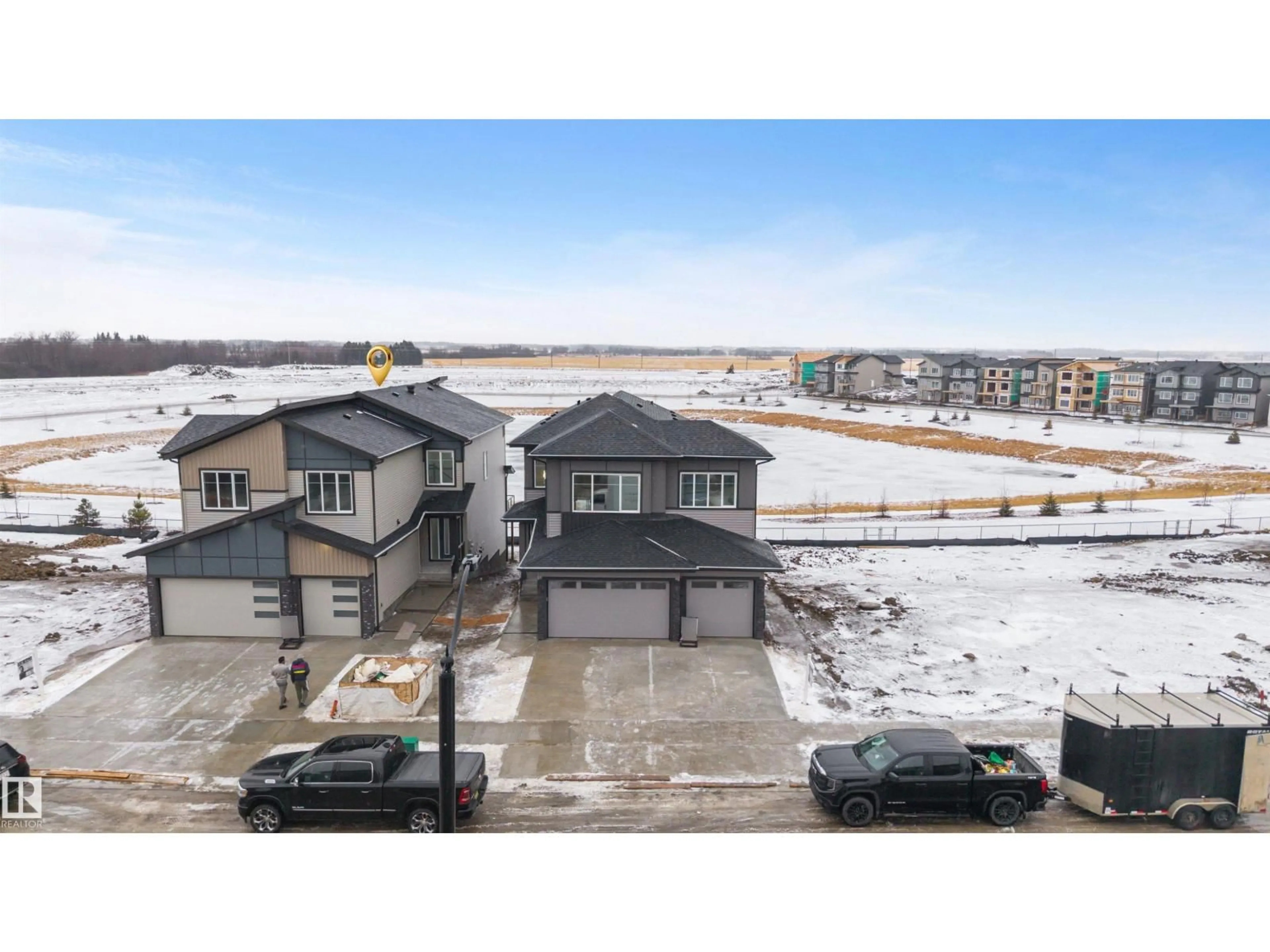 A pic from outside/outdoor area/front of a property/back of a property/a pic from drone, unknown for 221 CRYSTAL CREEK DR, Leduc Alberta T9E0X6
