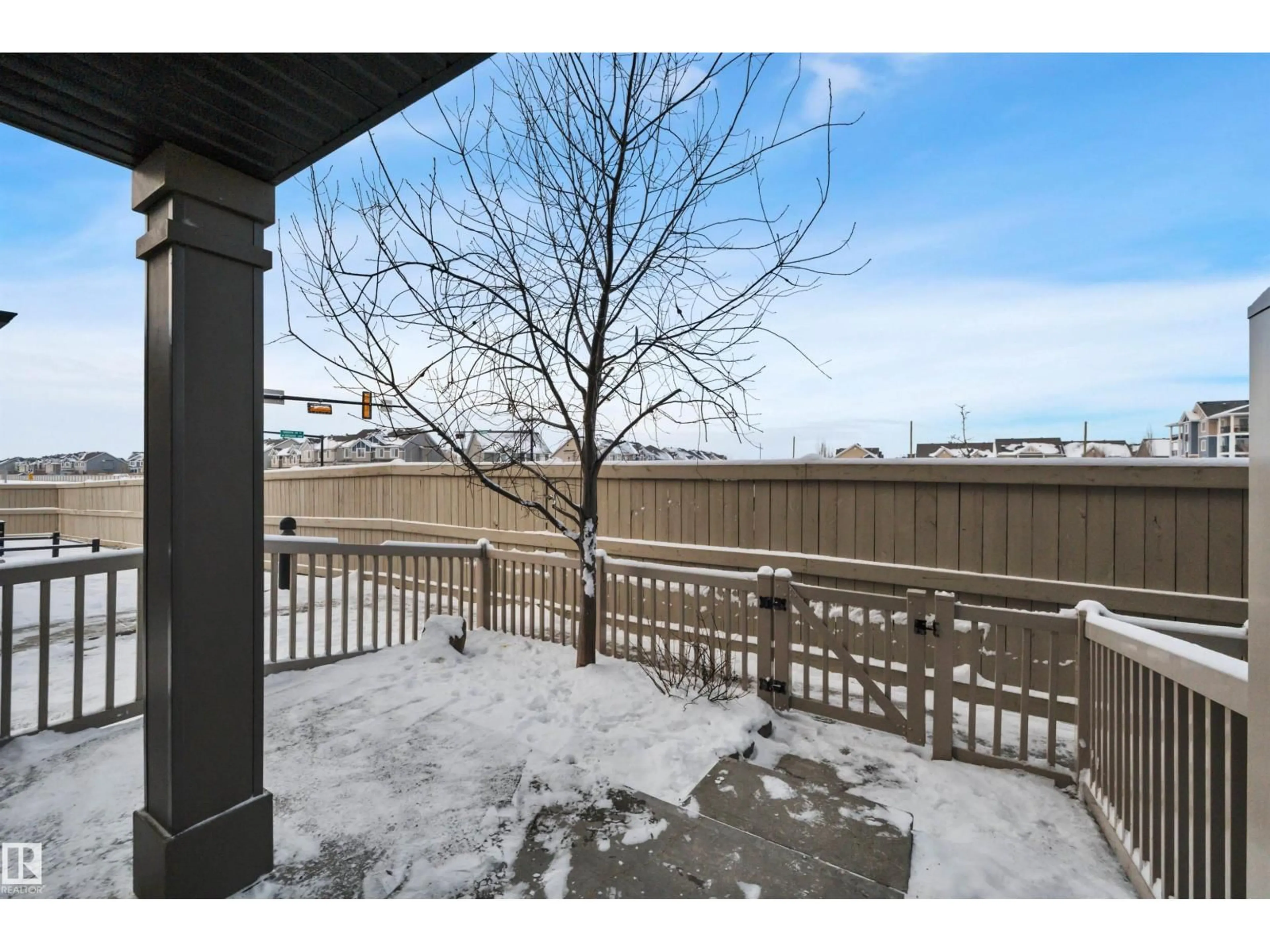 Patio, water/lake/river/ocean view for #142 - 3305 ORCHARDS LINK LI, Edmonton Alberta T6X2H1