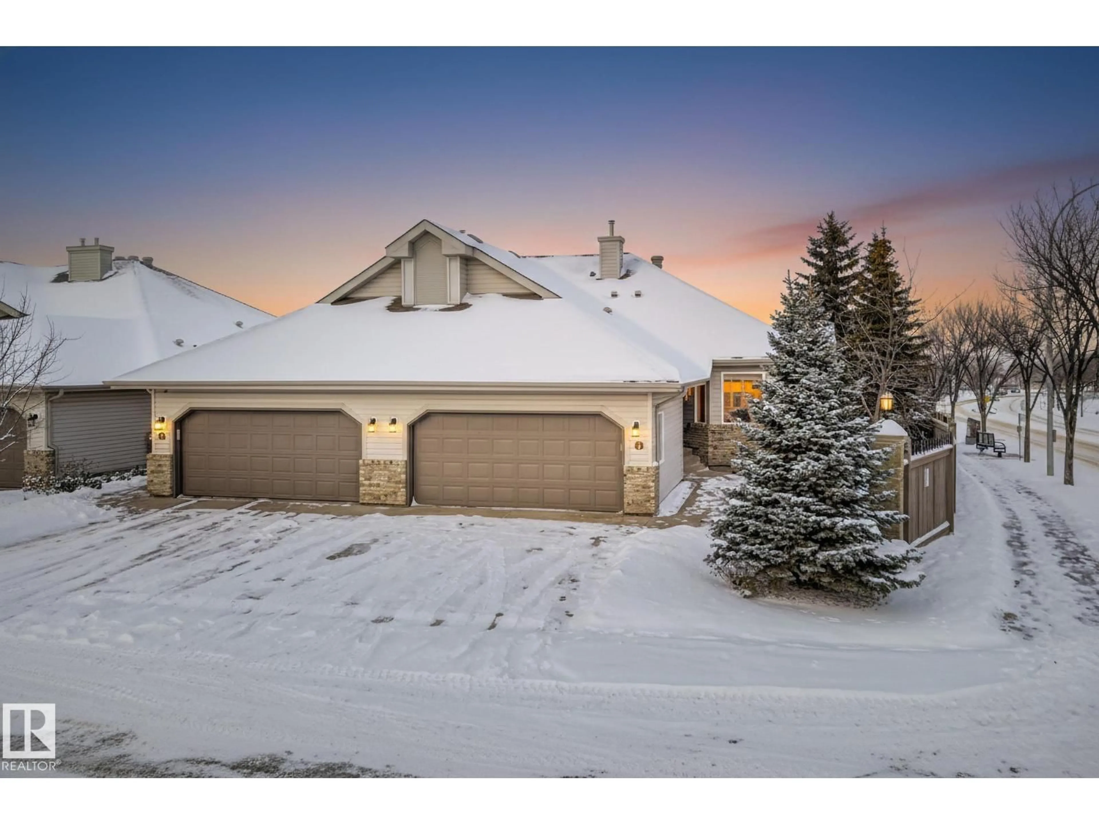 A pic from outside/outdoor area/front of a property/back of a property/a pic from drone, unknown for #2 - 55 CLARKDALE DR, Sherwood Park Alberta T8H2J1
