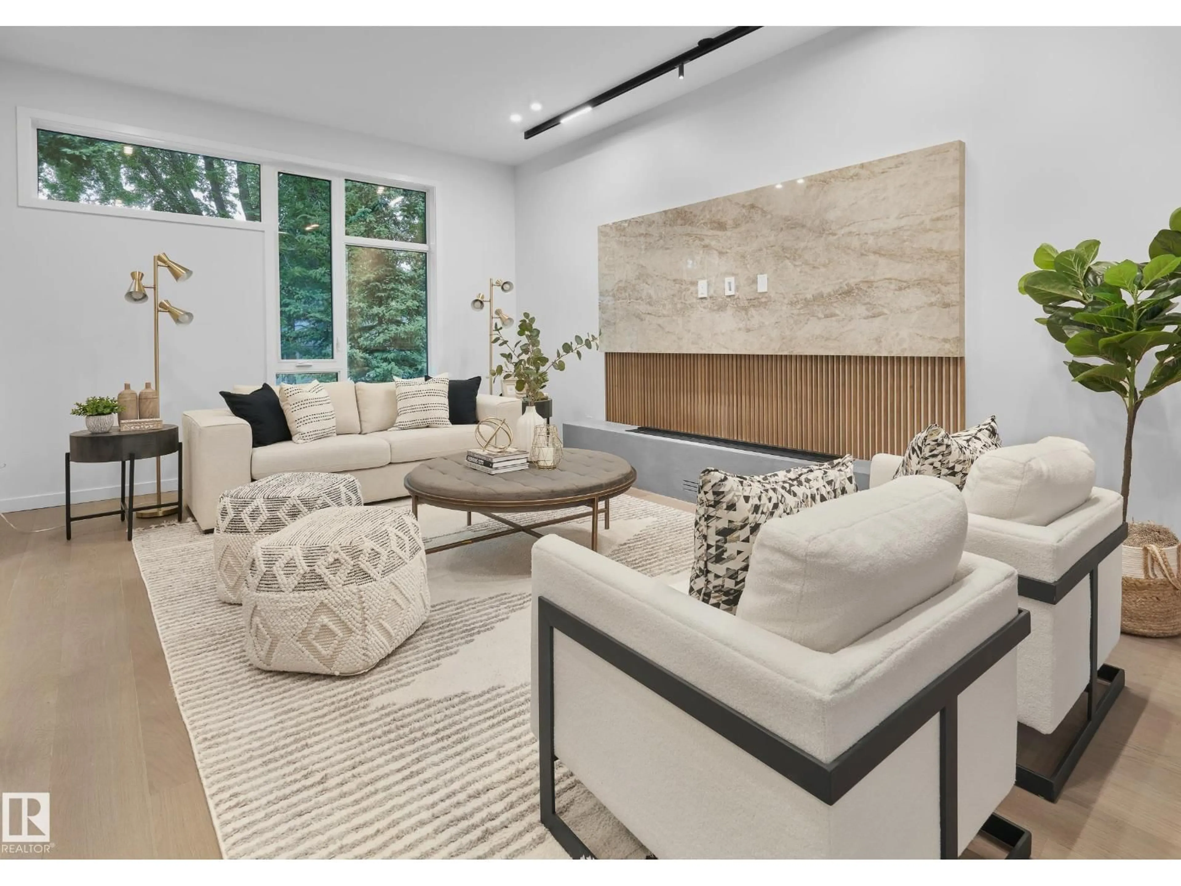 Living room with furniture, unknown for 8318 120 ST, Edmonton Alberta T6G1X2