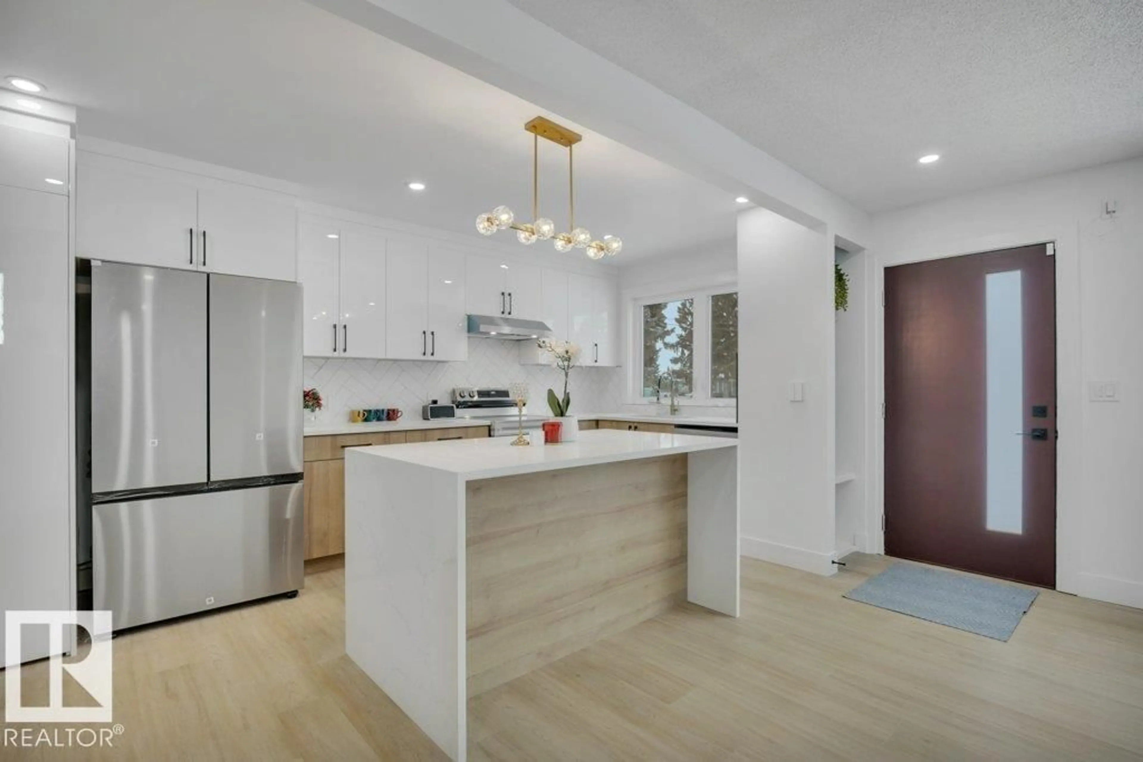 Open concept kitchen, unknown for NW - 8506 153 ST, Edmonton Alberta T5R1N7
