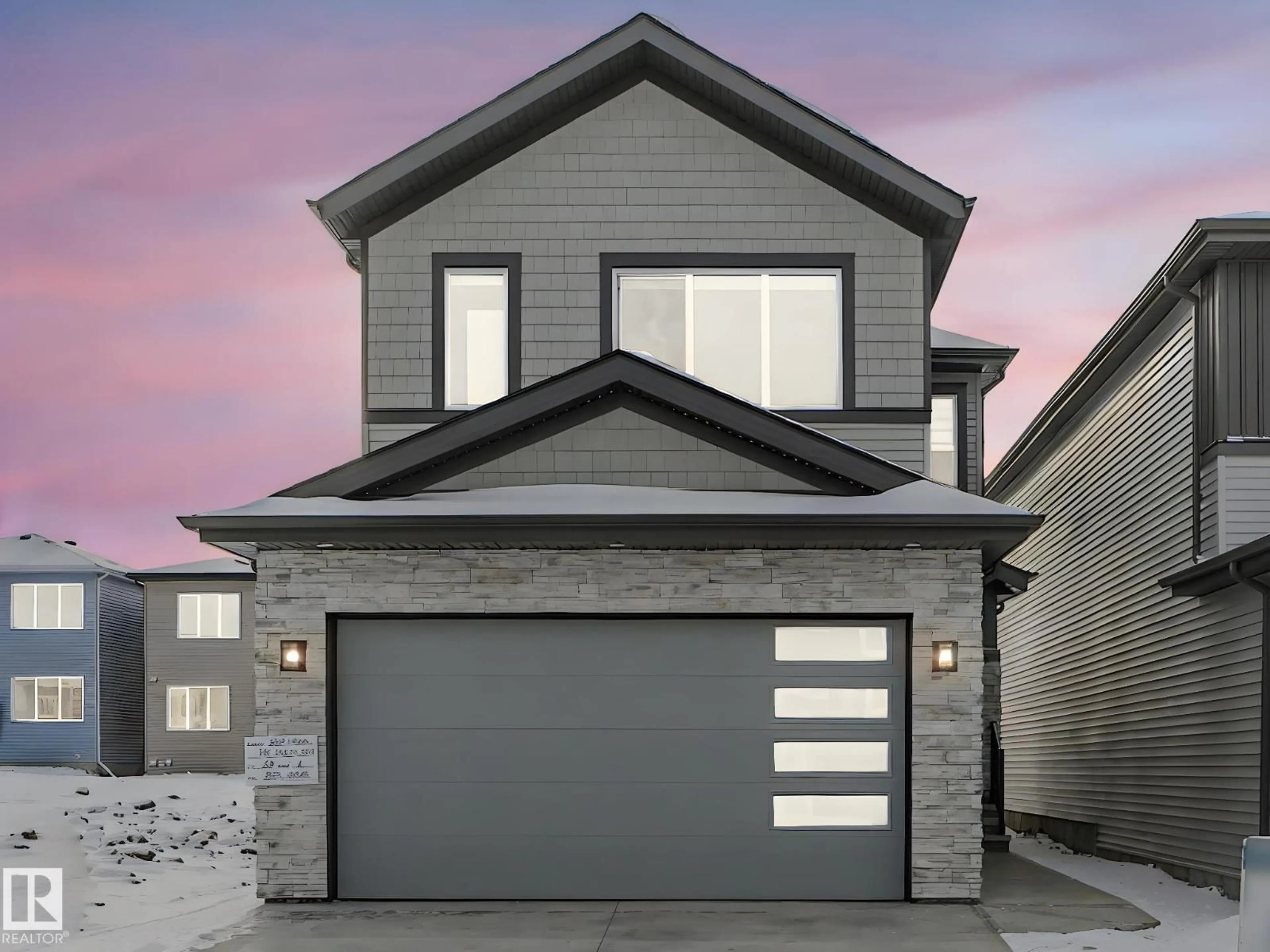 Home with vinyl exterior material, street for 3519 45 AV, Beaumont Alberta T4X3G9