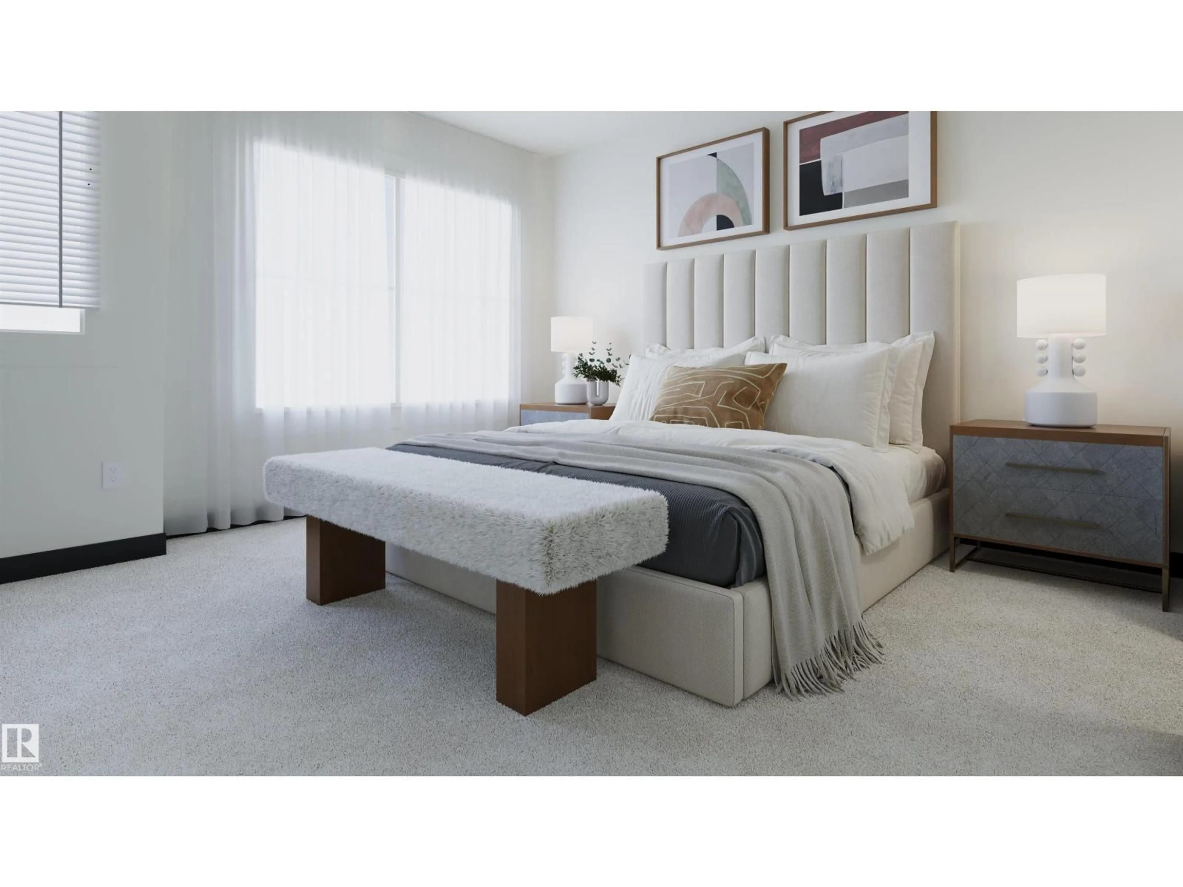Bedroom with bed, unknown for 124 CATRIA PT, Sherwood Park Alberta T8H3B1