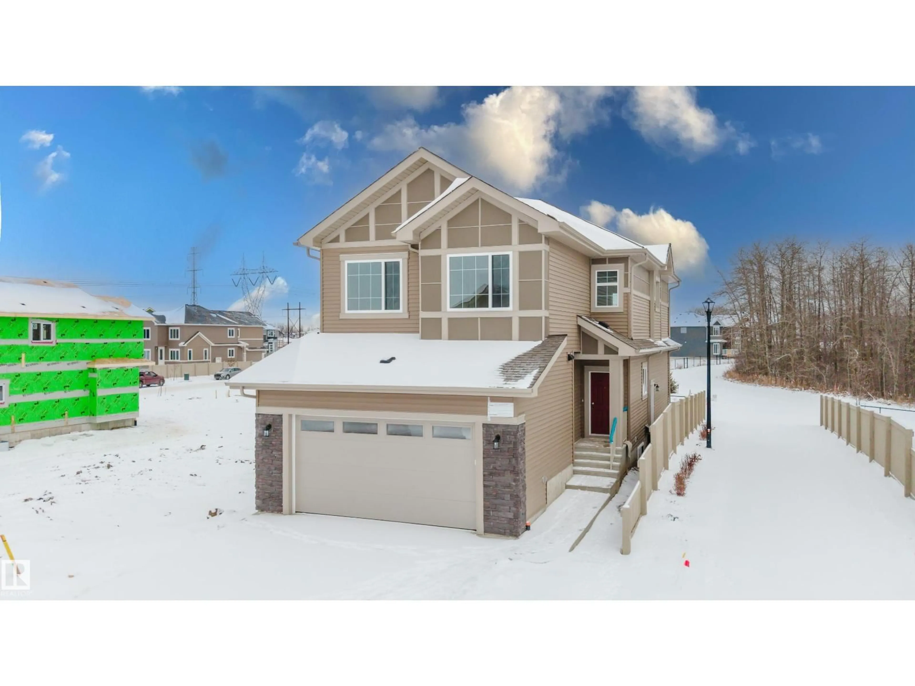 Home with vinyl exterior material, street for 709 ELDERBERRY CL, Edmonton Alberta T6M3J6