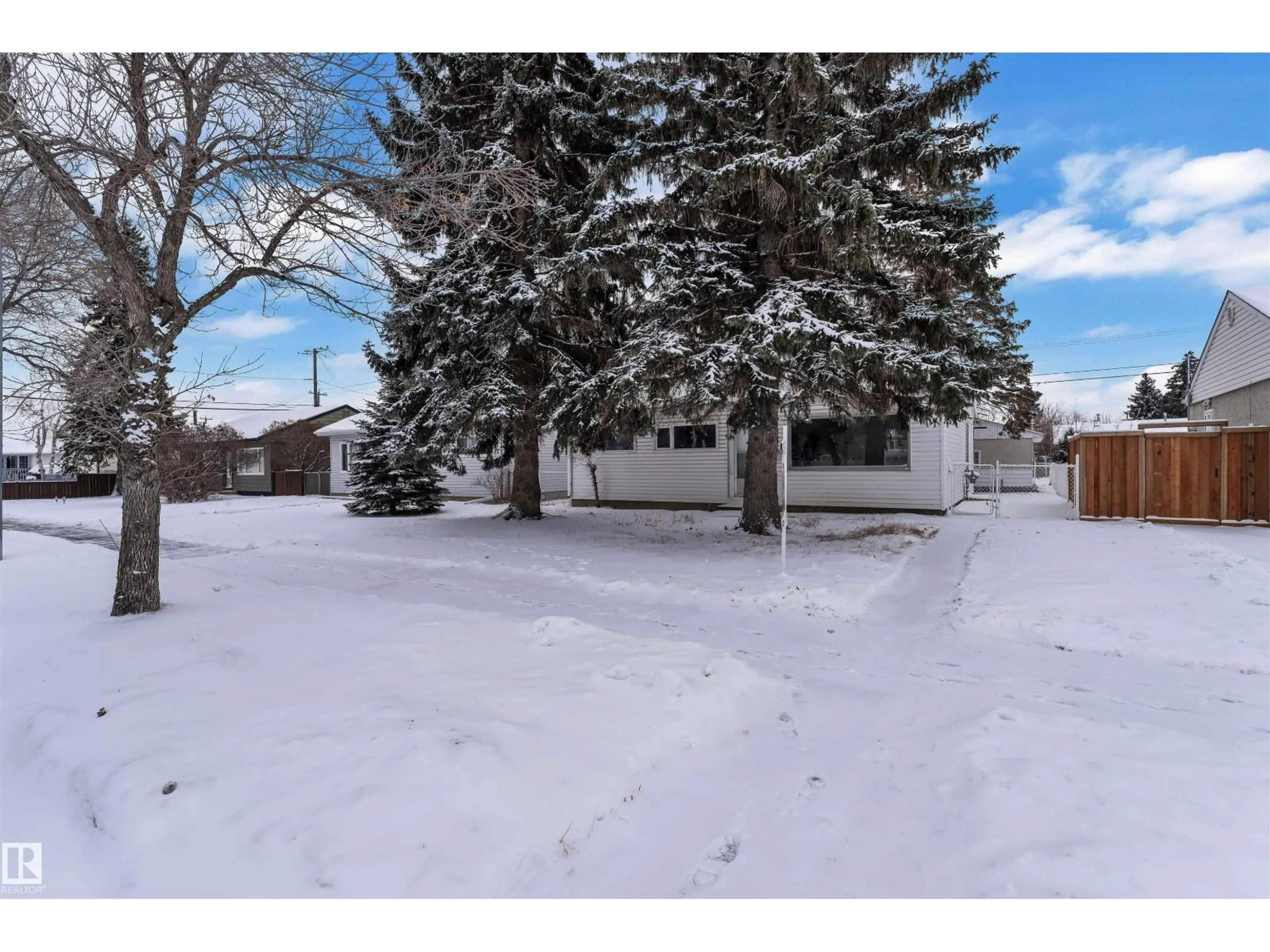 A pic from outside/outdoor area/front of a property/back of a property/a pic from drone, street for 16111 109 AV, Edmonton Alberta T5P4E5