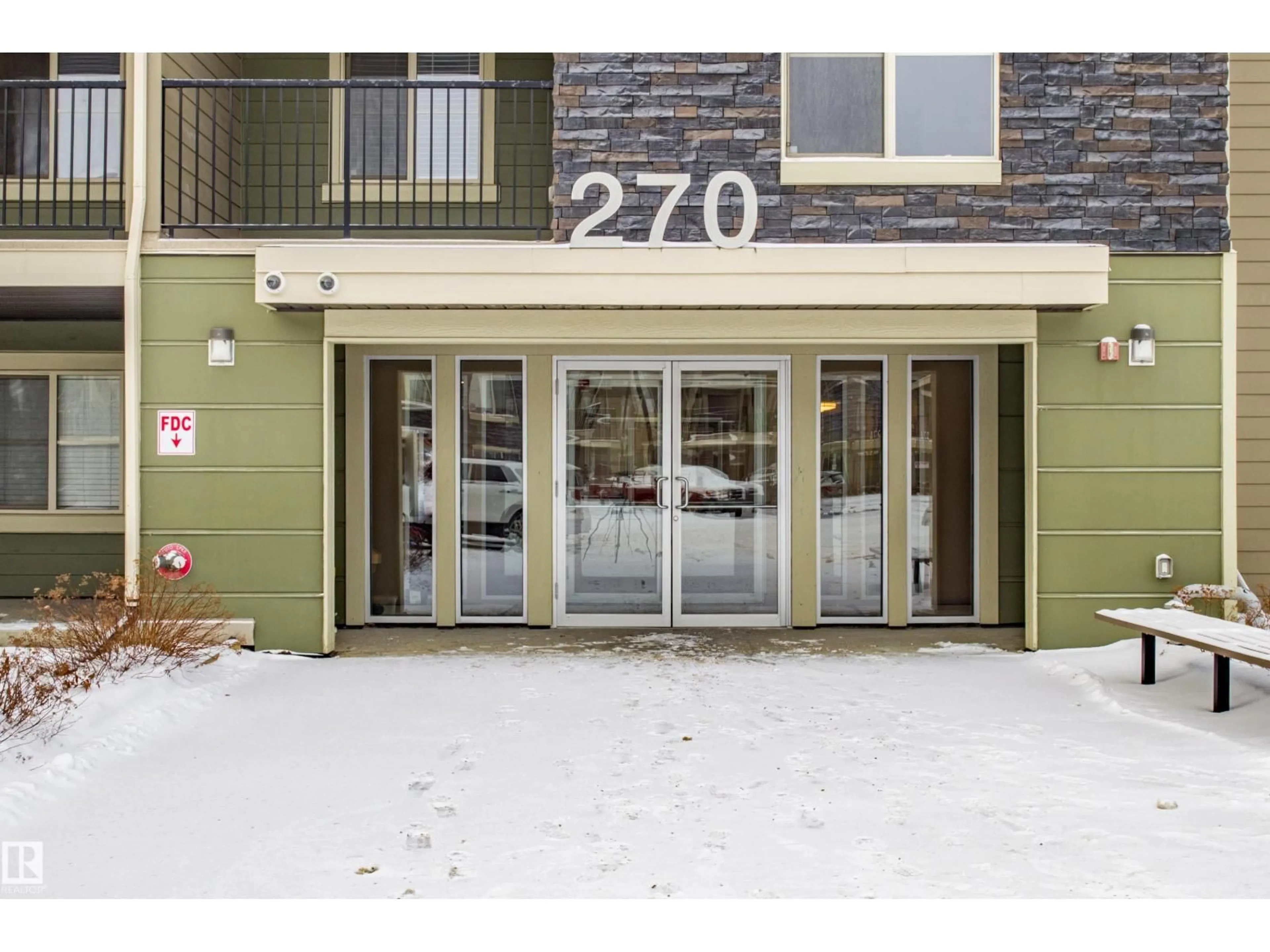 Indoor foyer for #222 - 270 MCCONACHIE DR, Edmonton Alberta T5Y3N4