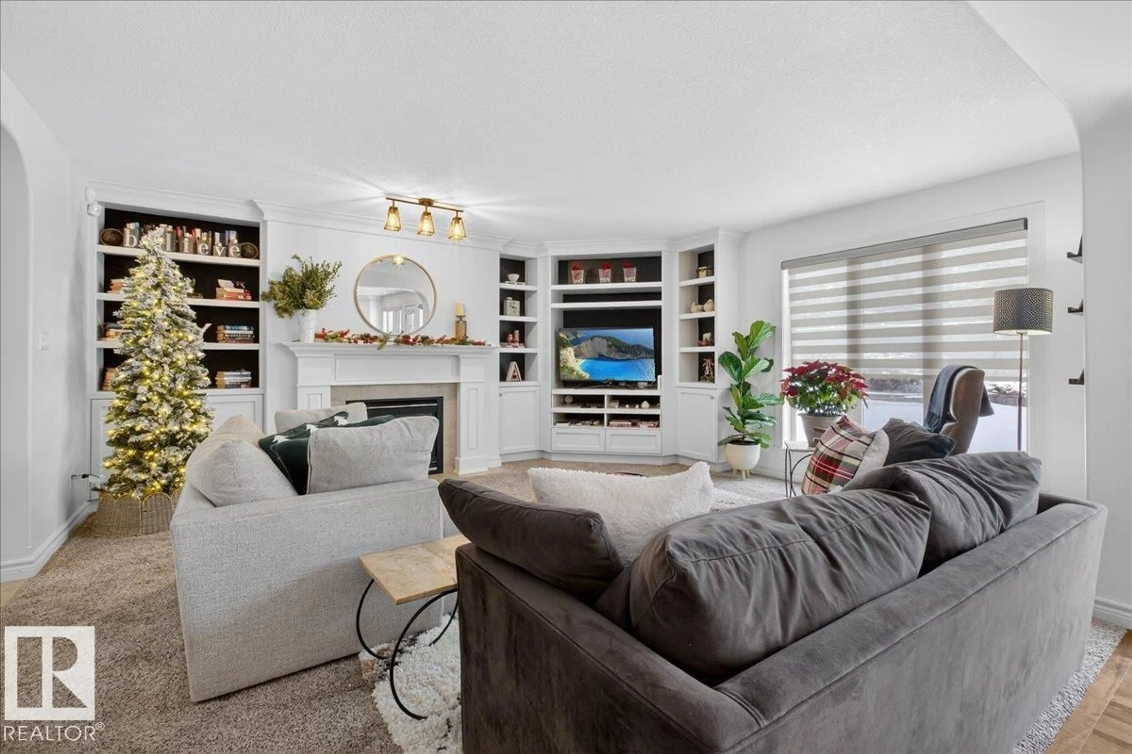 Living room with furniture, unknown for 82 HIGHLAND CLOSE, Sherwood Park Alberta T8A6C5