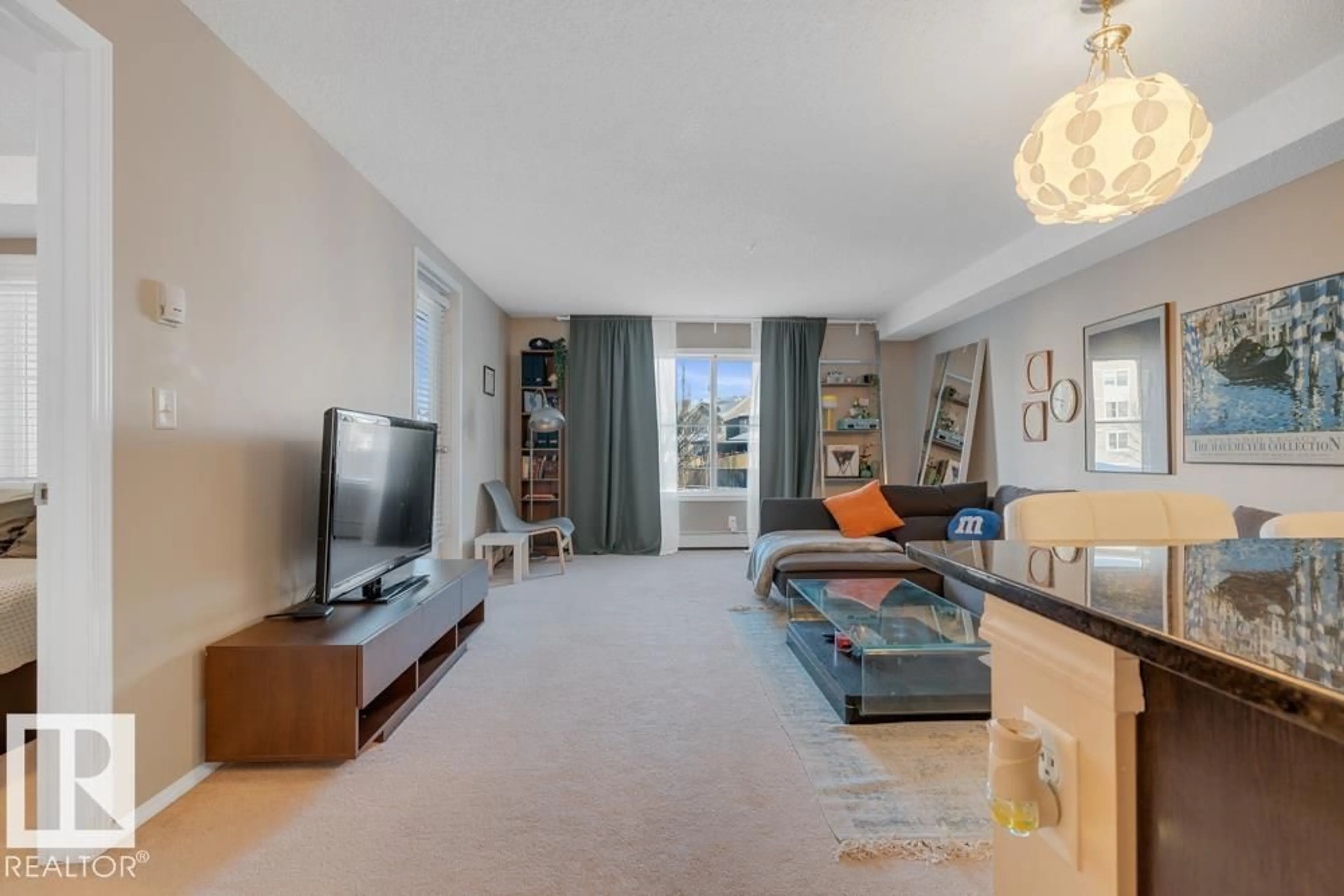 Living room with furniture, unknown for 209 - 530 WATT BV, Edmonton Alberta T6X1P7