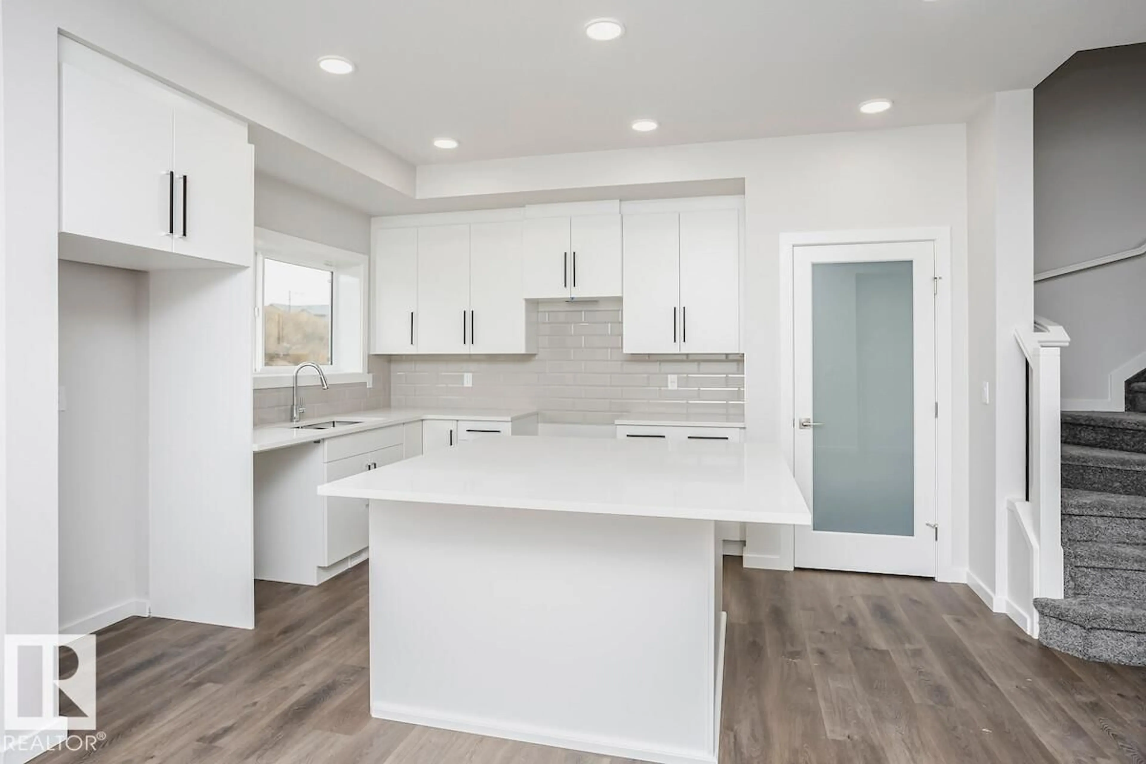 Open concept kitchen, unknown for NW - 4517 WARBLER LO, Edmonton Alberta T5S0S7