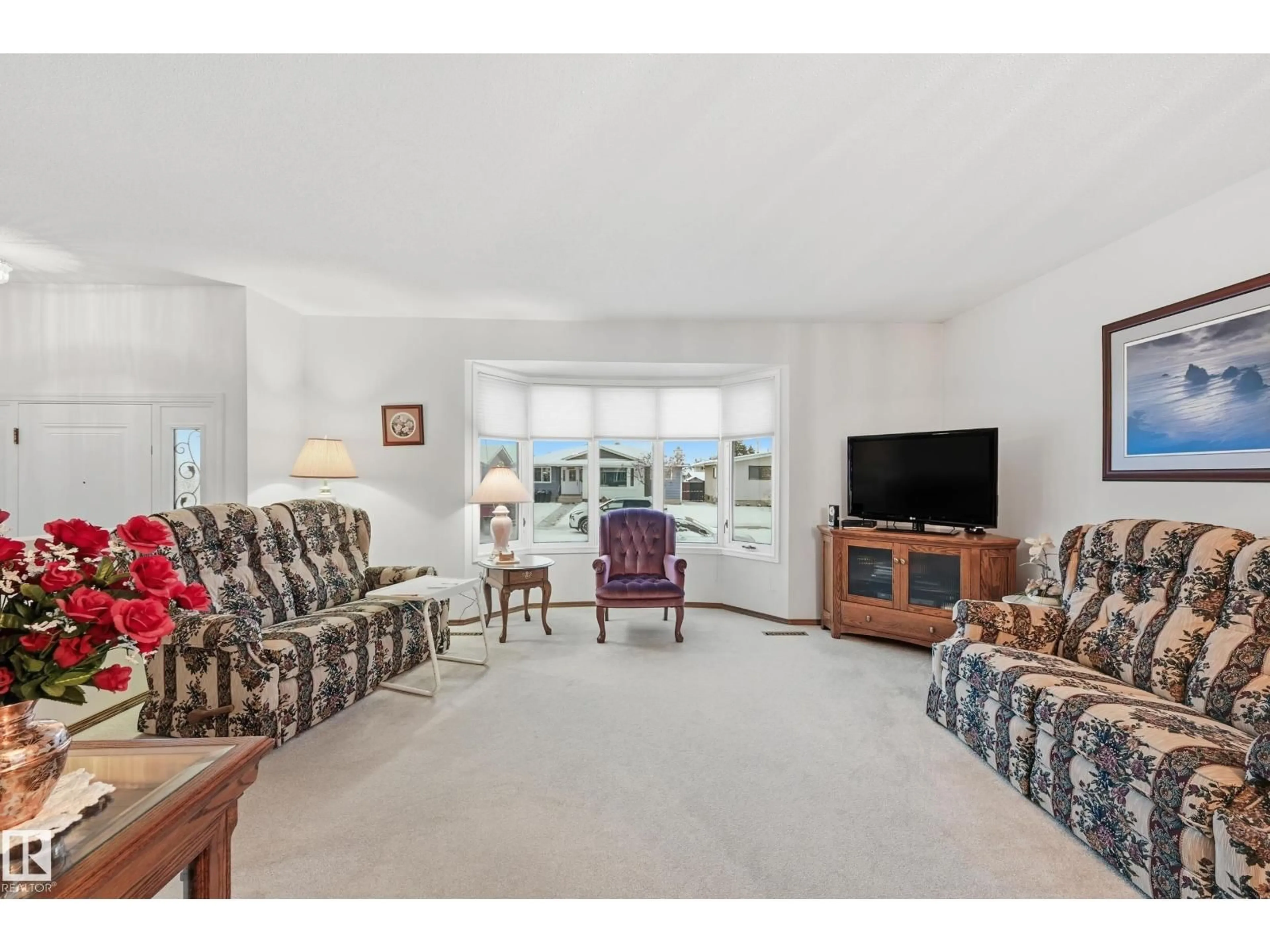 Living room with furniture, unknown for NW - 15103 73 ST, Edmonton Alberta T5C0V9