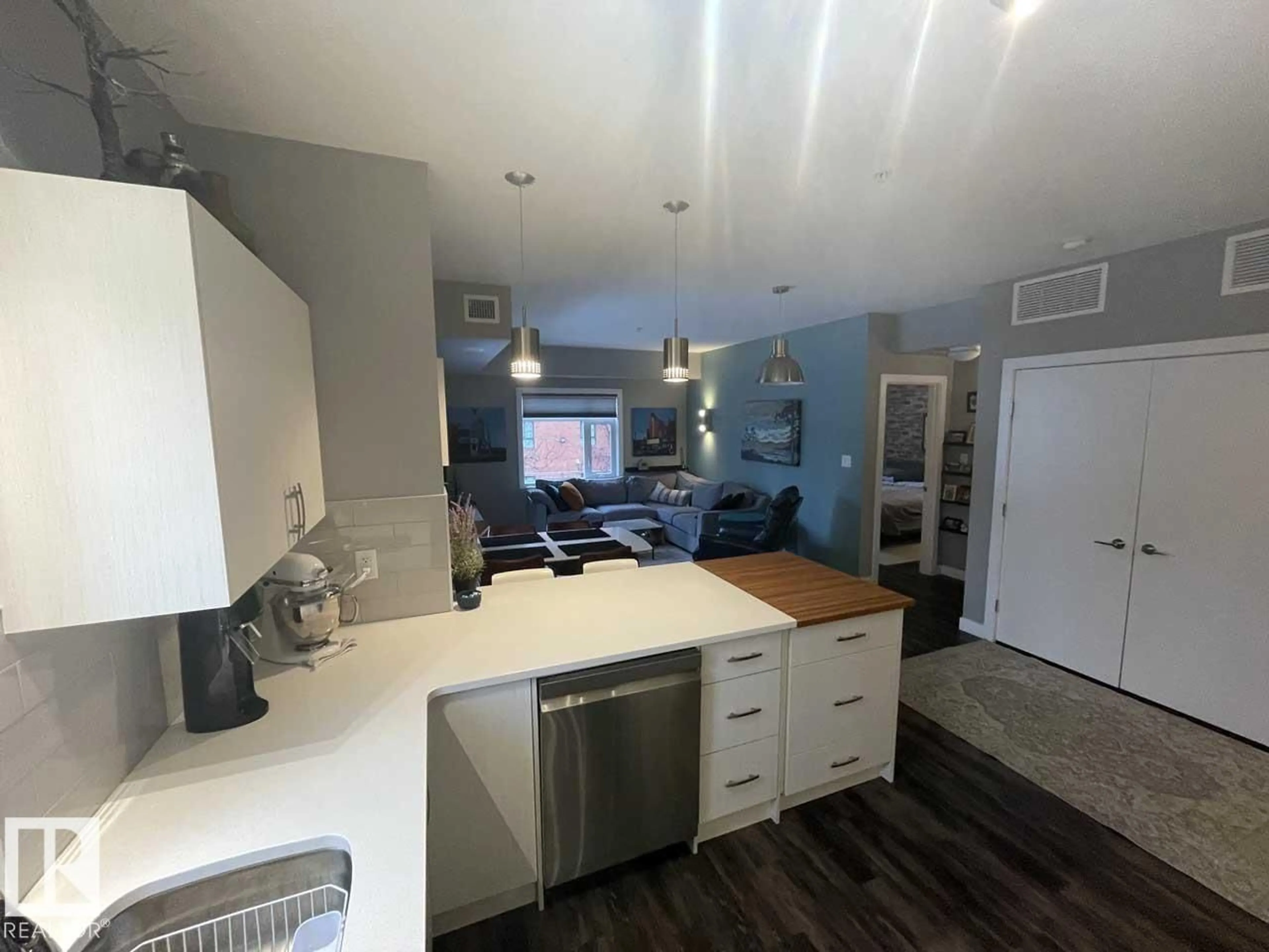 Open concept kitchen, unknown for 200 - 8525 91 ST, Edmonton Alberta T6C3N1