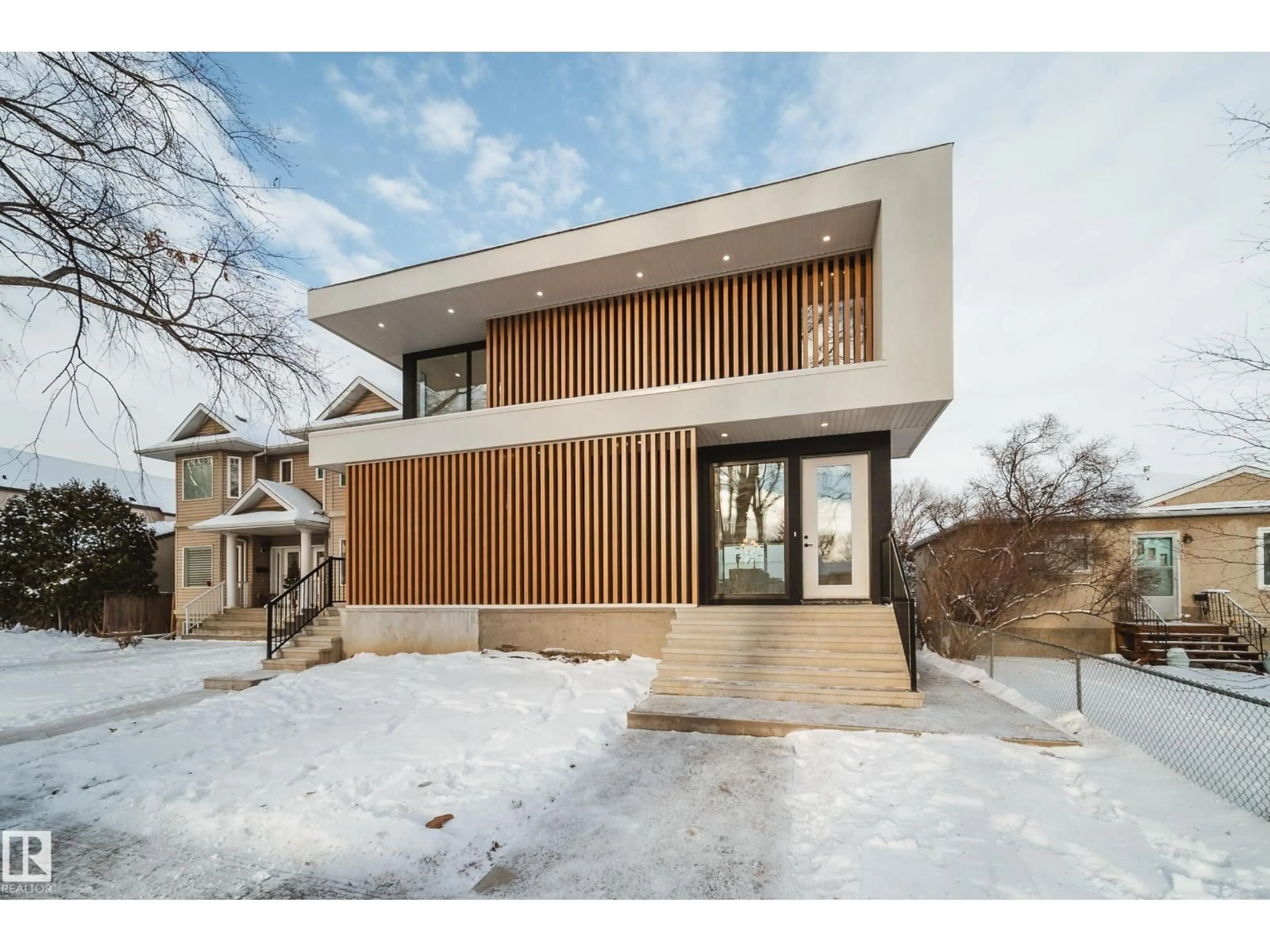 Home with brick exterior material, street for 7540 80 AV, Edmonton Alberta T6C0S4