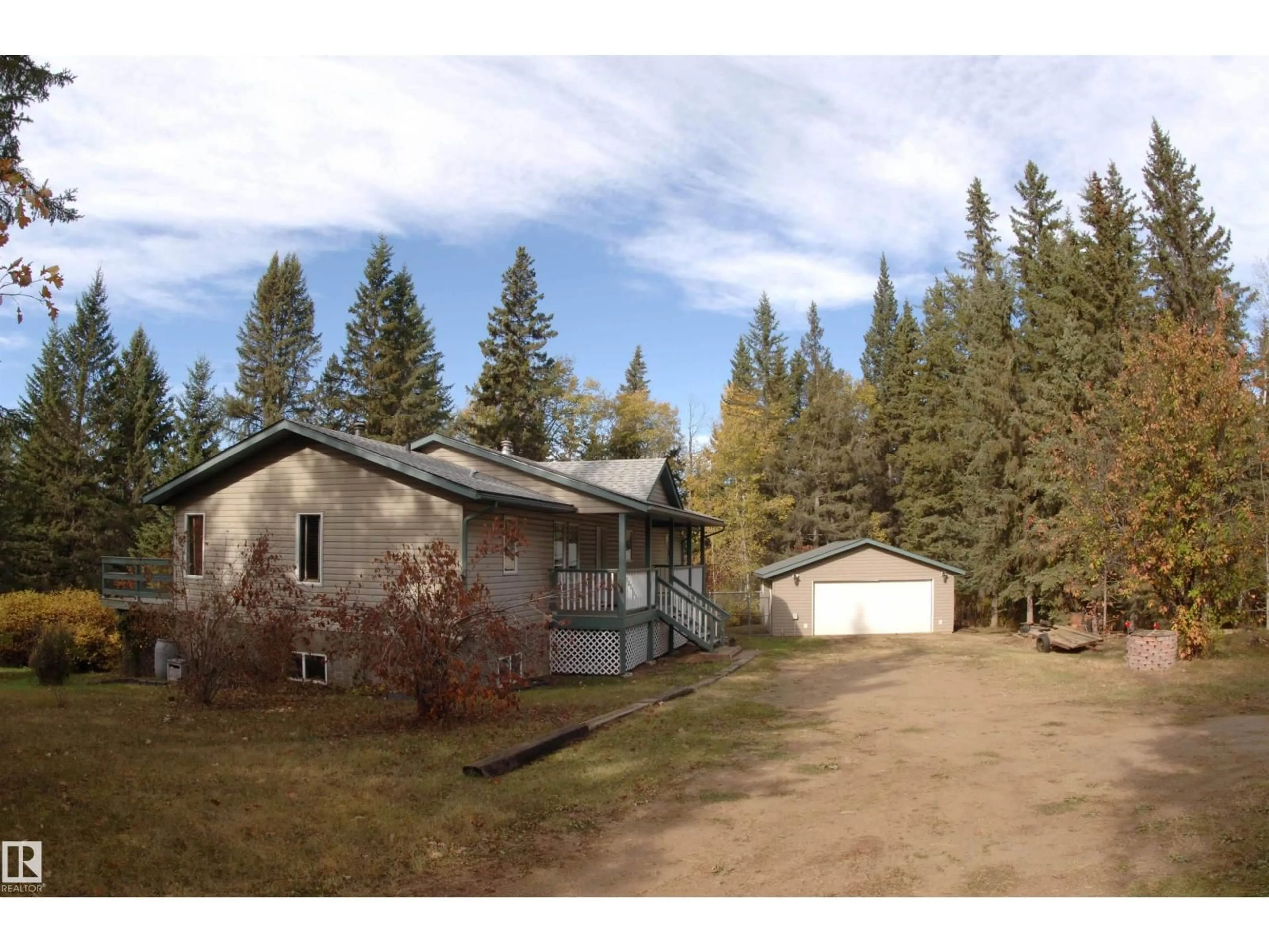 A pic from outside/outdoor area/front of a property/back of a property/a pic from drone, unknown for 635044 RGE ROAD 230.6, Rural Athabasca County Alberta T0G1T0