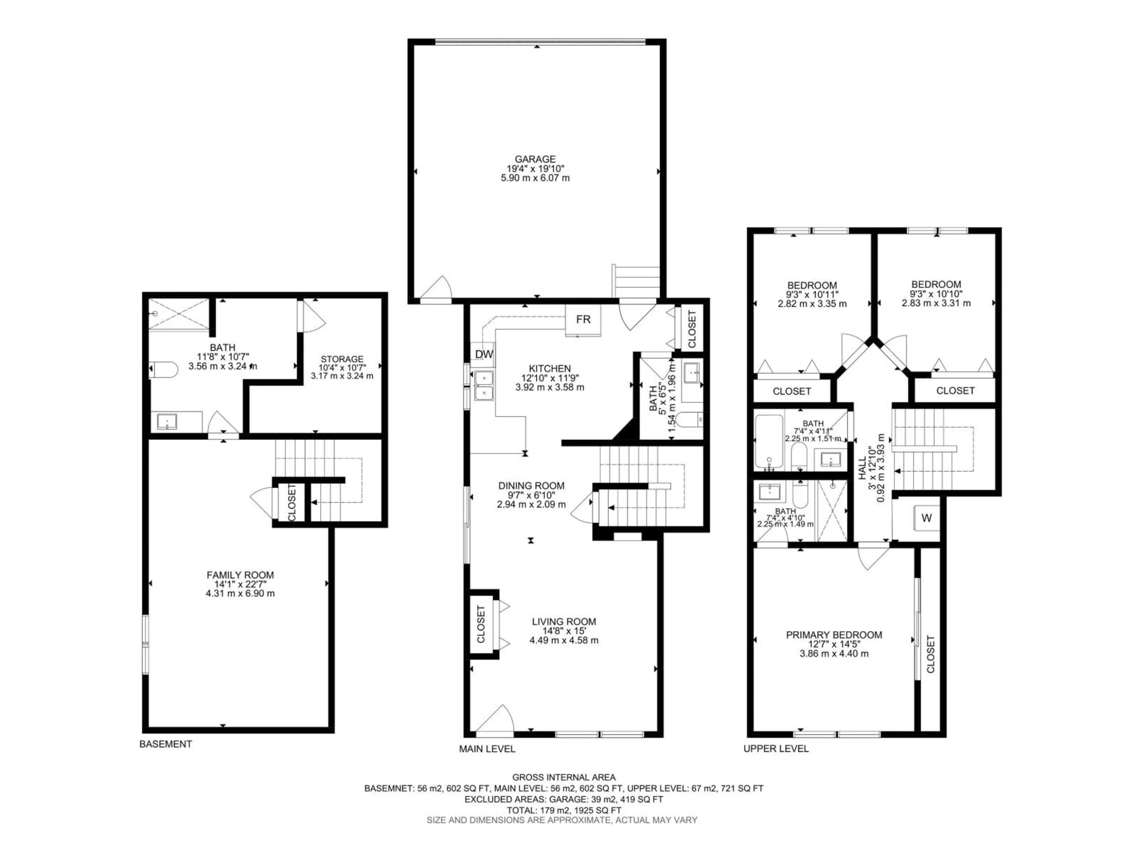 Floor plan for NW - 4035 38 ST, Edmonton Alberta T6L6W8