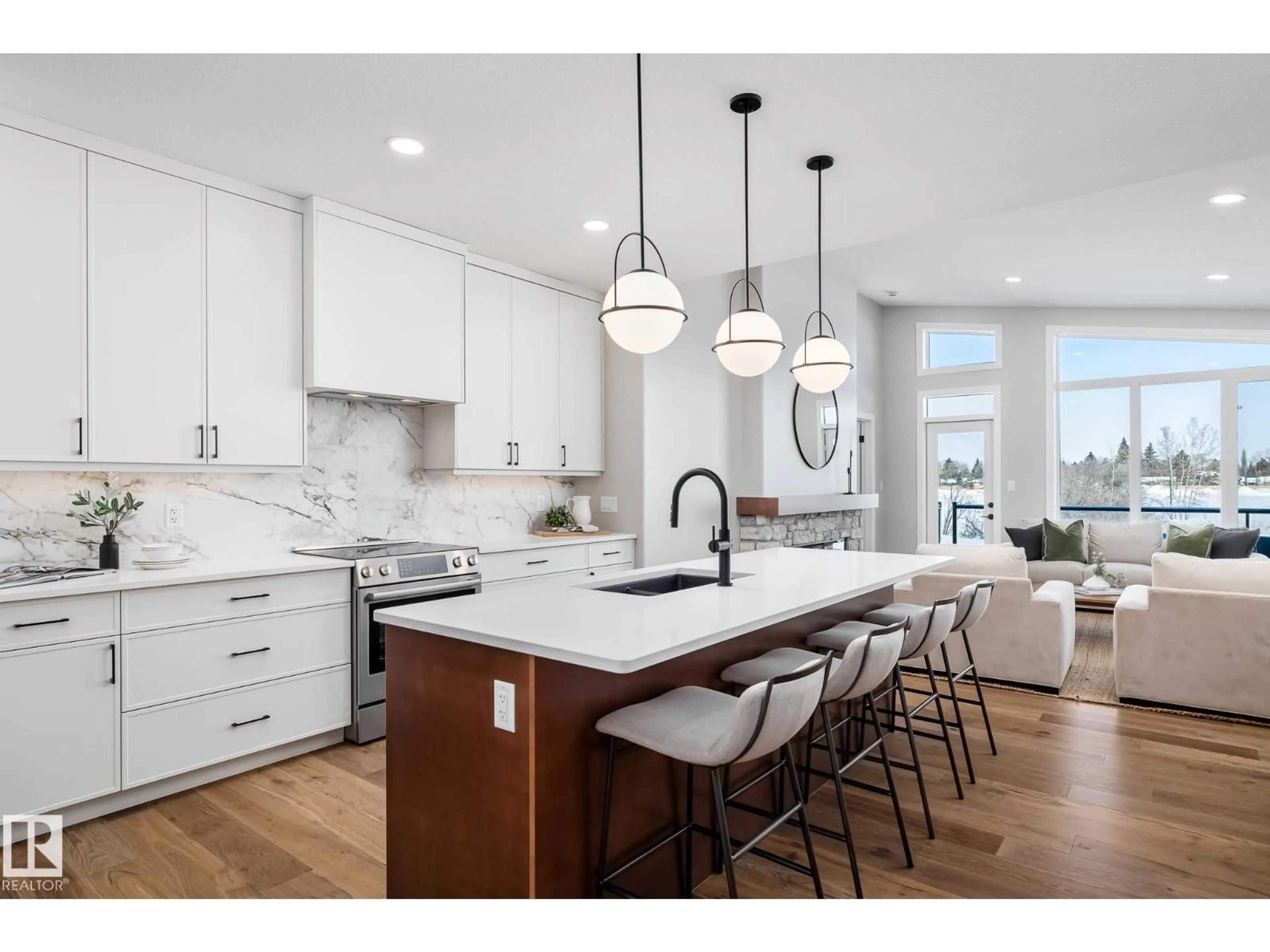 Open concept kitchen, unknown for 15 NEWBURY CI, Sherwood Park Alberta T8B0G1