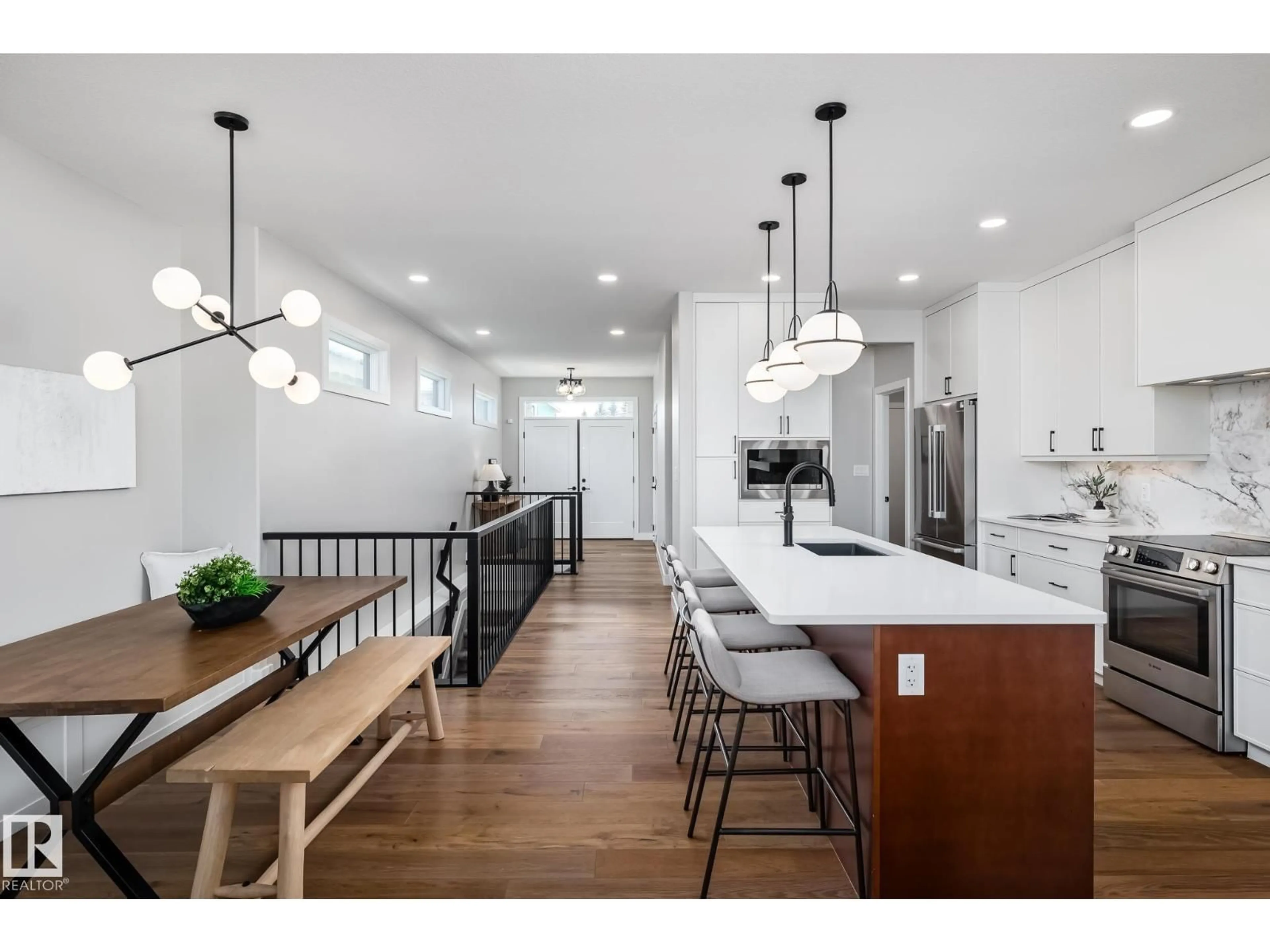 Open concept kitchen, unknown for 15 NEWBURY CI, Sherwood Park Alberta T8B0G1