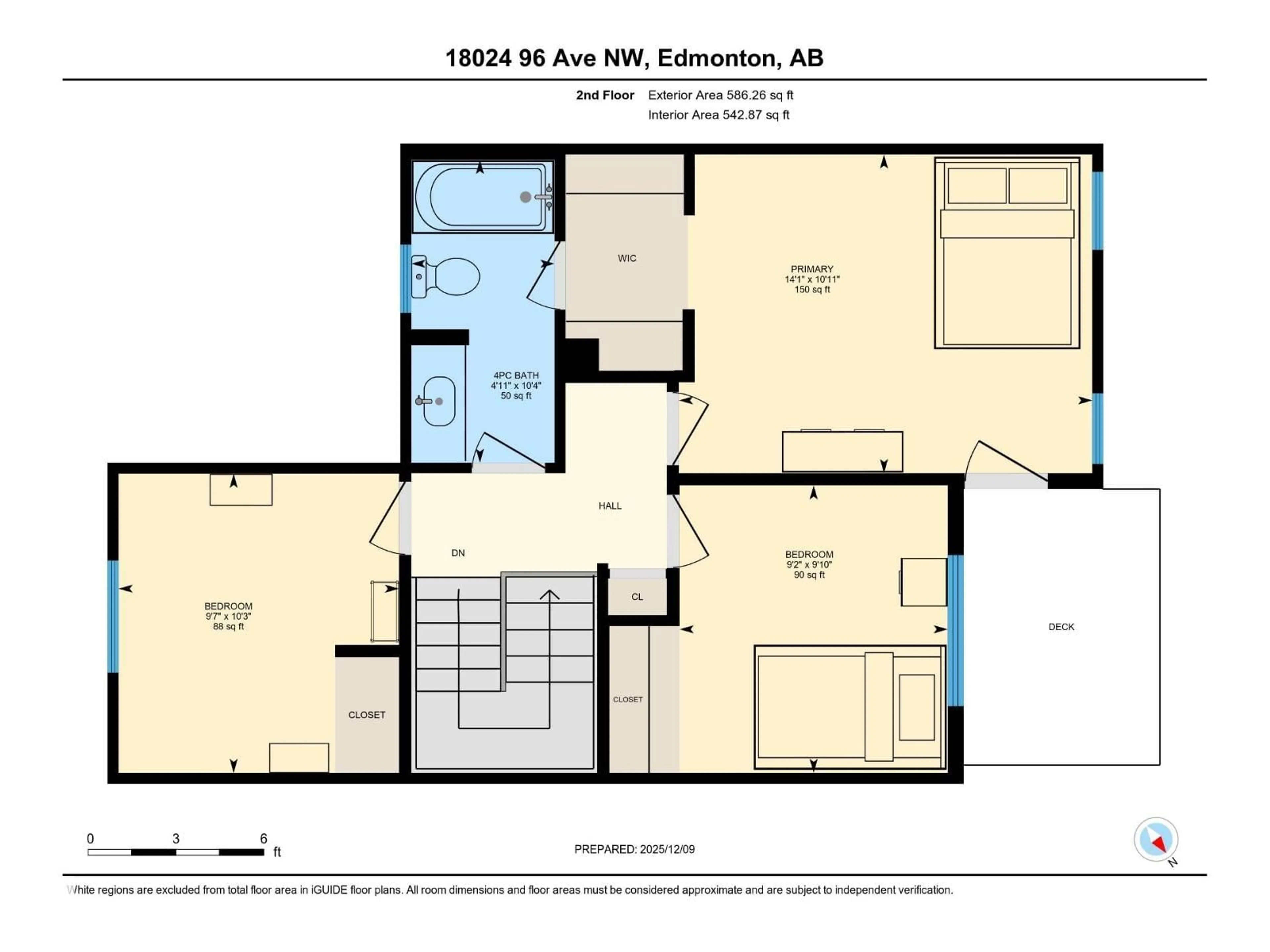 Floor plan for 18024 96 AV, Edmonton Alberta T5T3N2