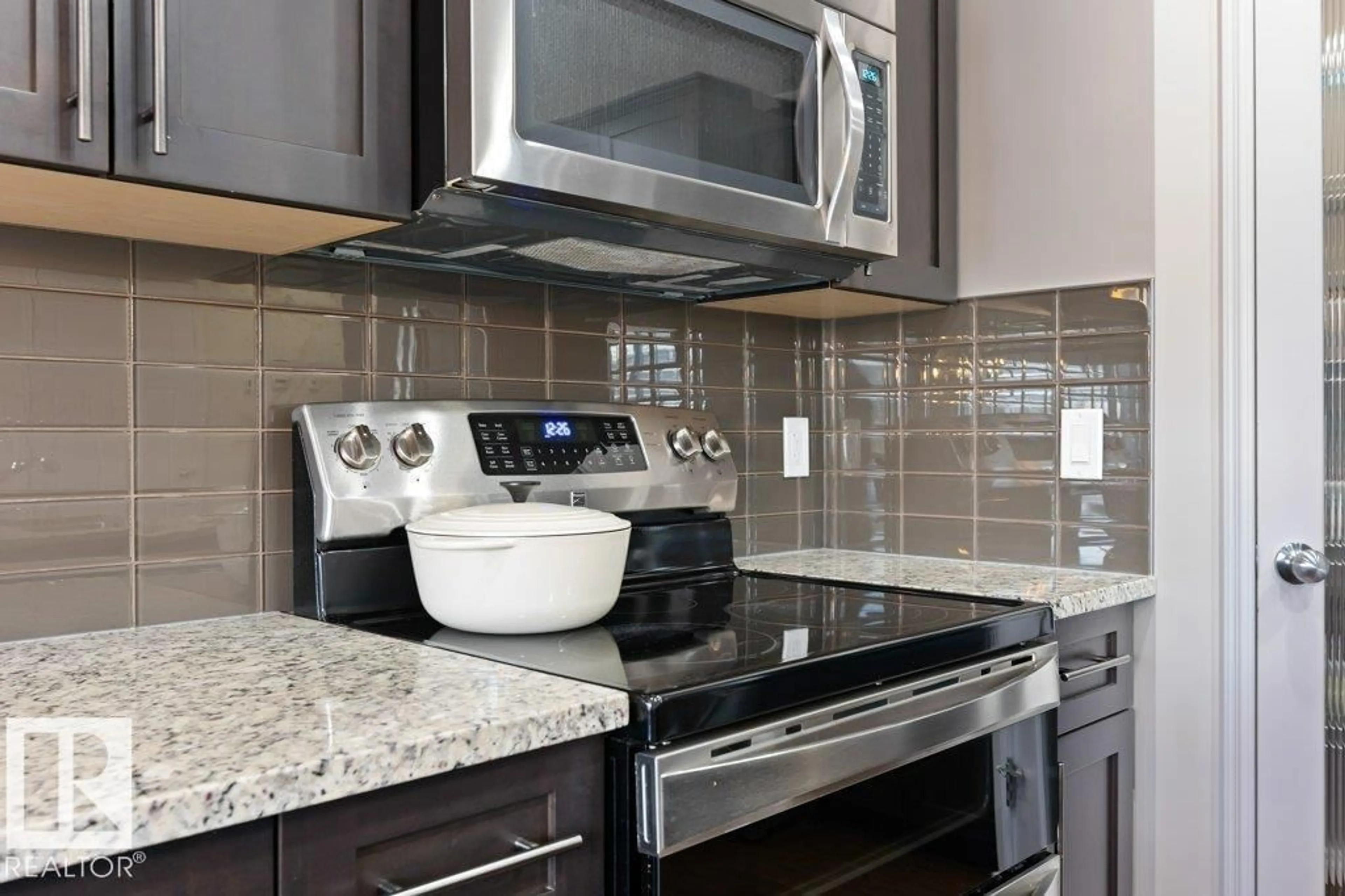 Standard kitchen, ceramic/tile floor for 10612 97 ST, Morinville Alberta T8R0B8