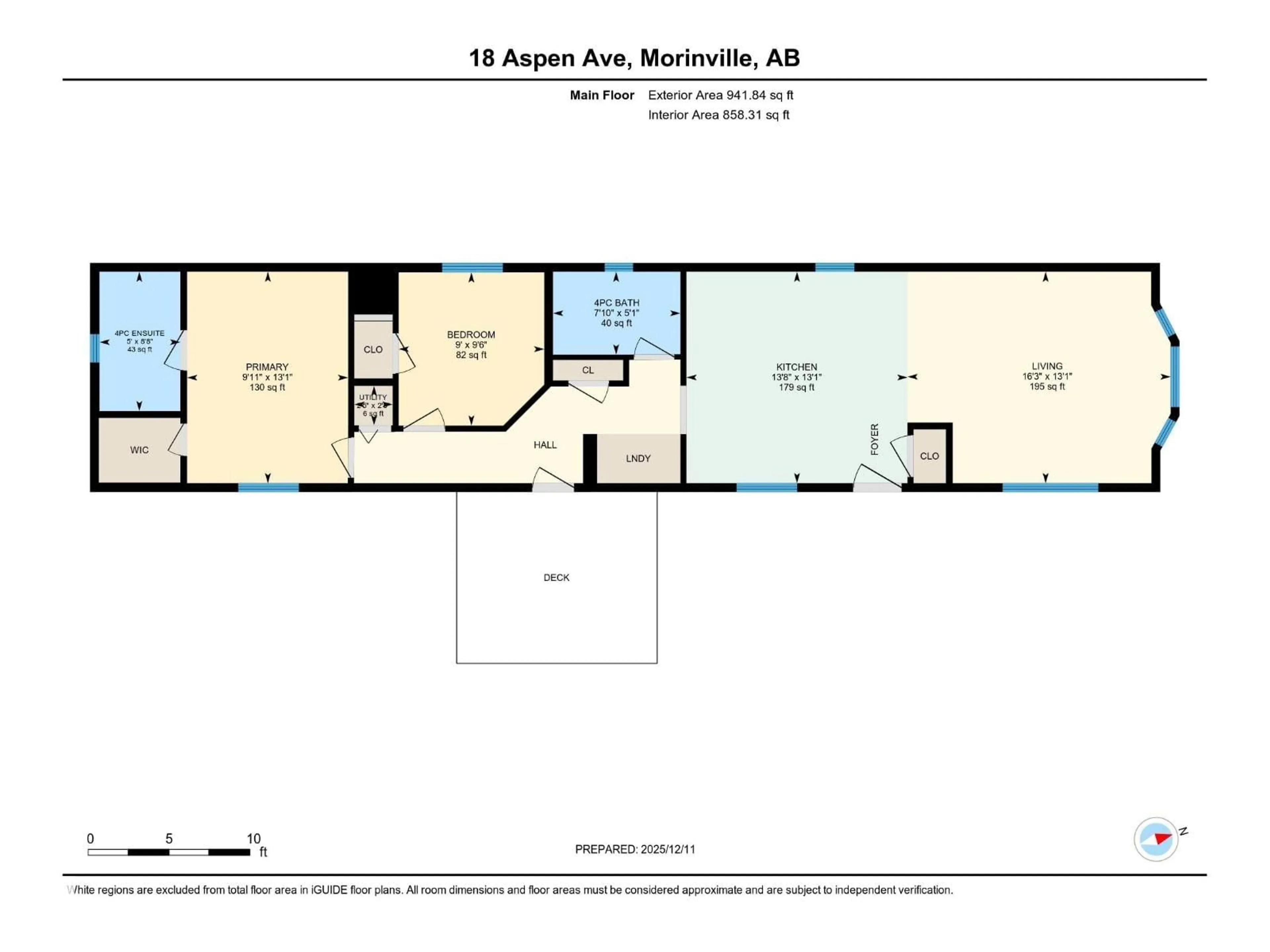 Floor plan for 18 ASPEN AV, Morinville Alberta T8R2P7