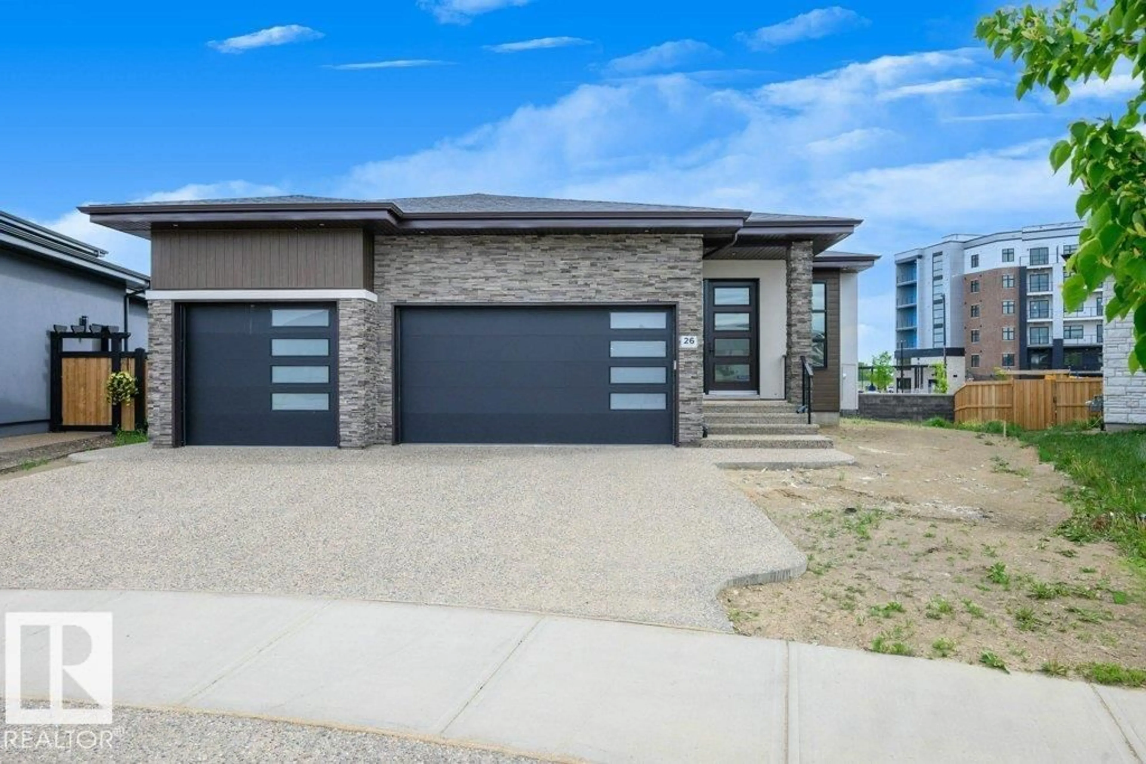 Home with brick exterior material, street for 26 EASTON CL, St. Albert Alberta T8N3X9