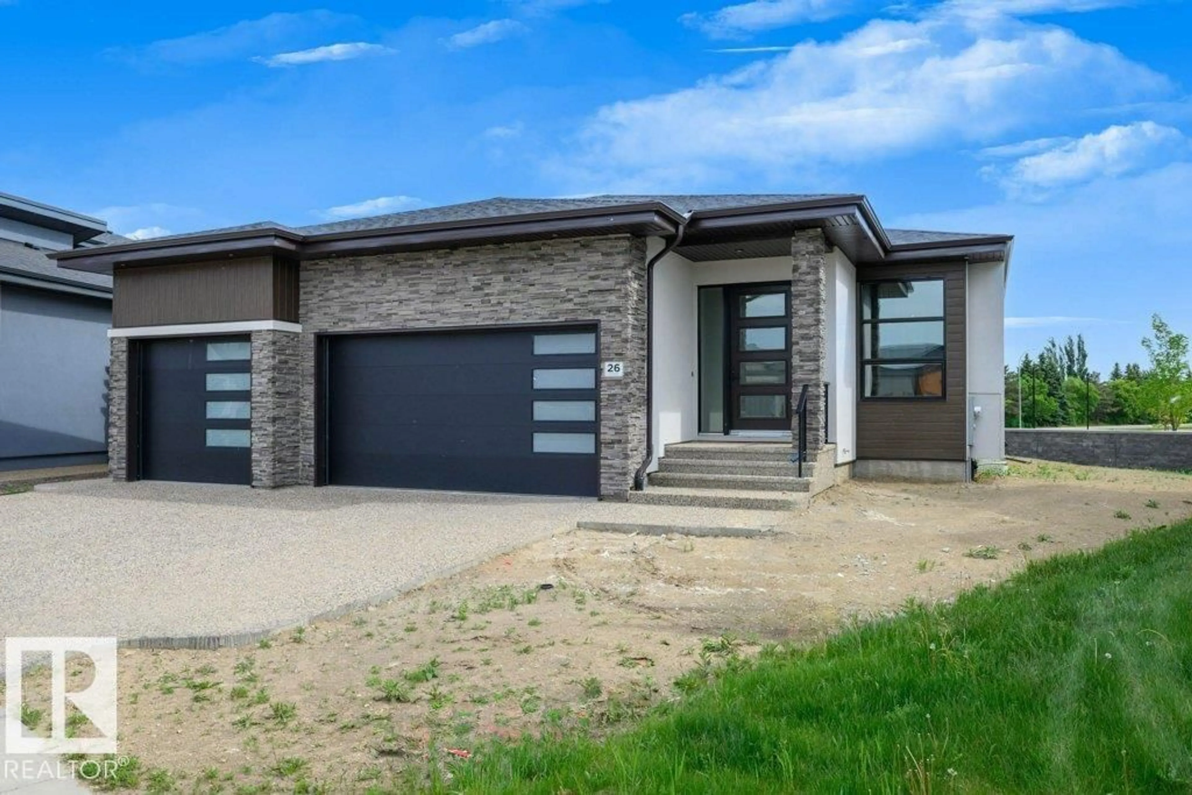 Home with brick exterior material, street for 26 EASTON CL, St. Albert Alberta T8N3X9