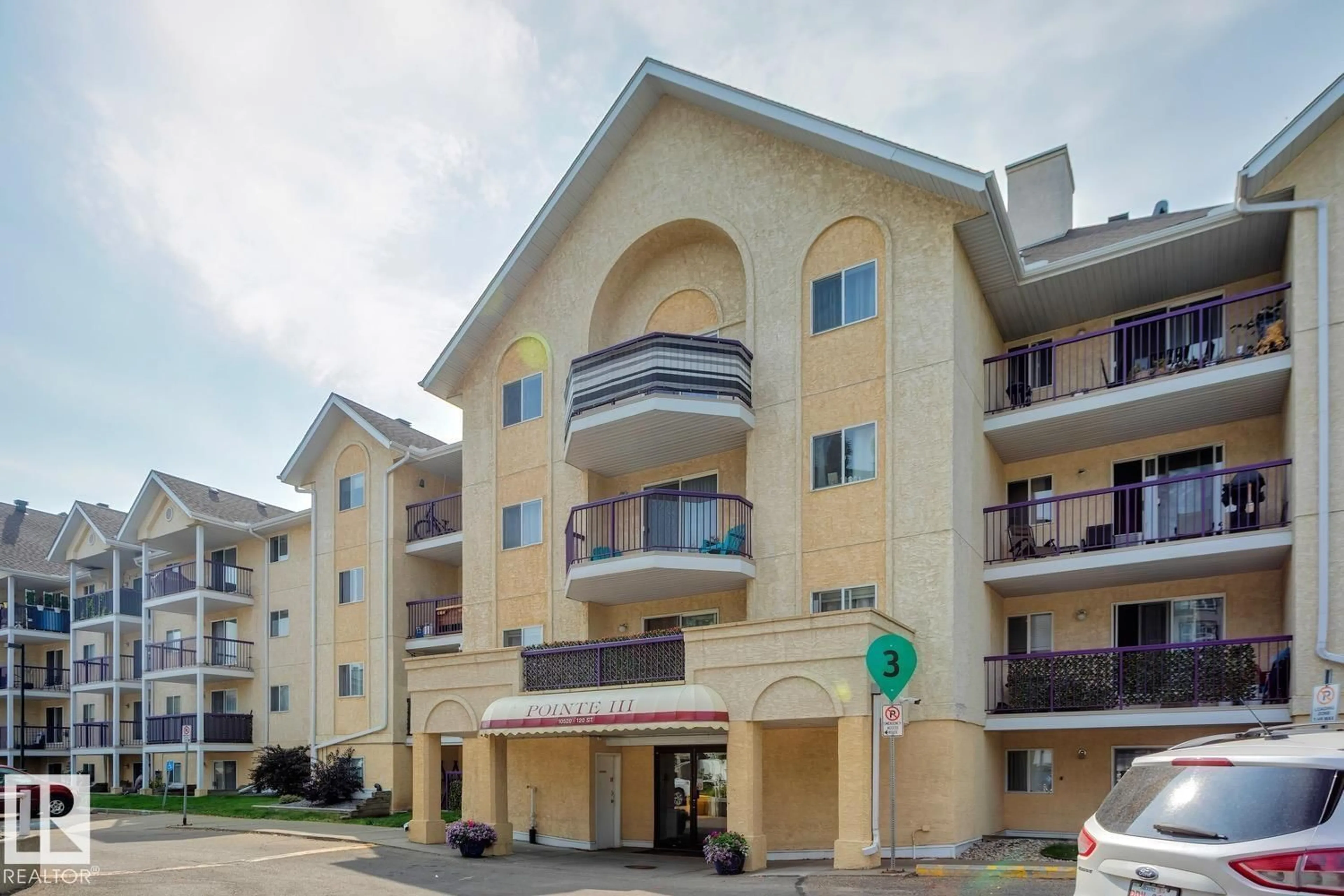 Patio, building for #267 - 10520 120 ST NW, Edmonton Alberta T5L4L9