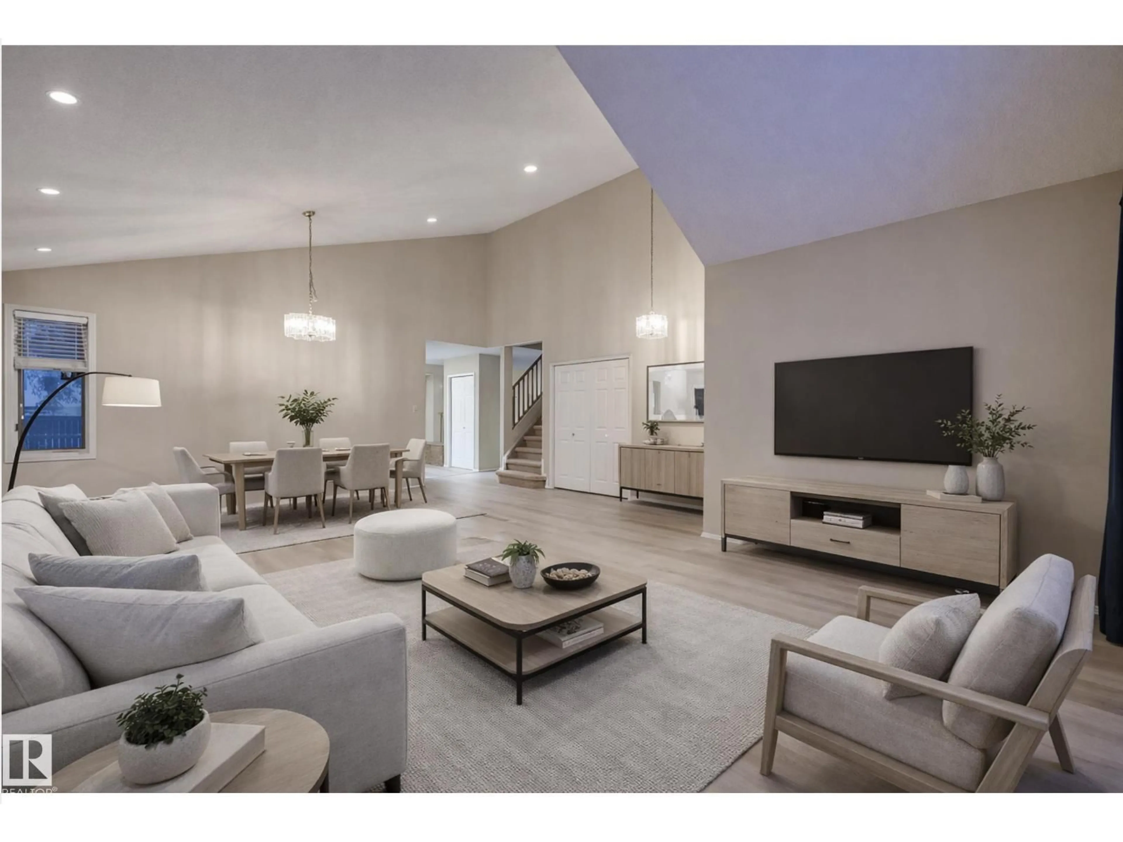 Living room with furniture, unknown for 59 HIGHWOOD BV, Devon Alberta T9G1W3