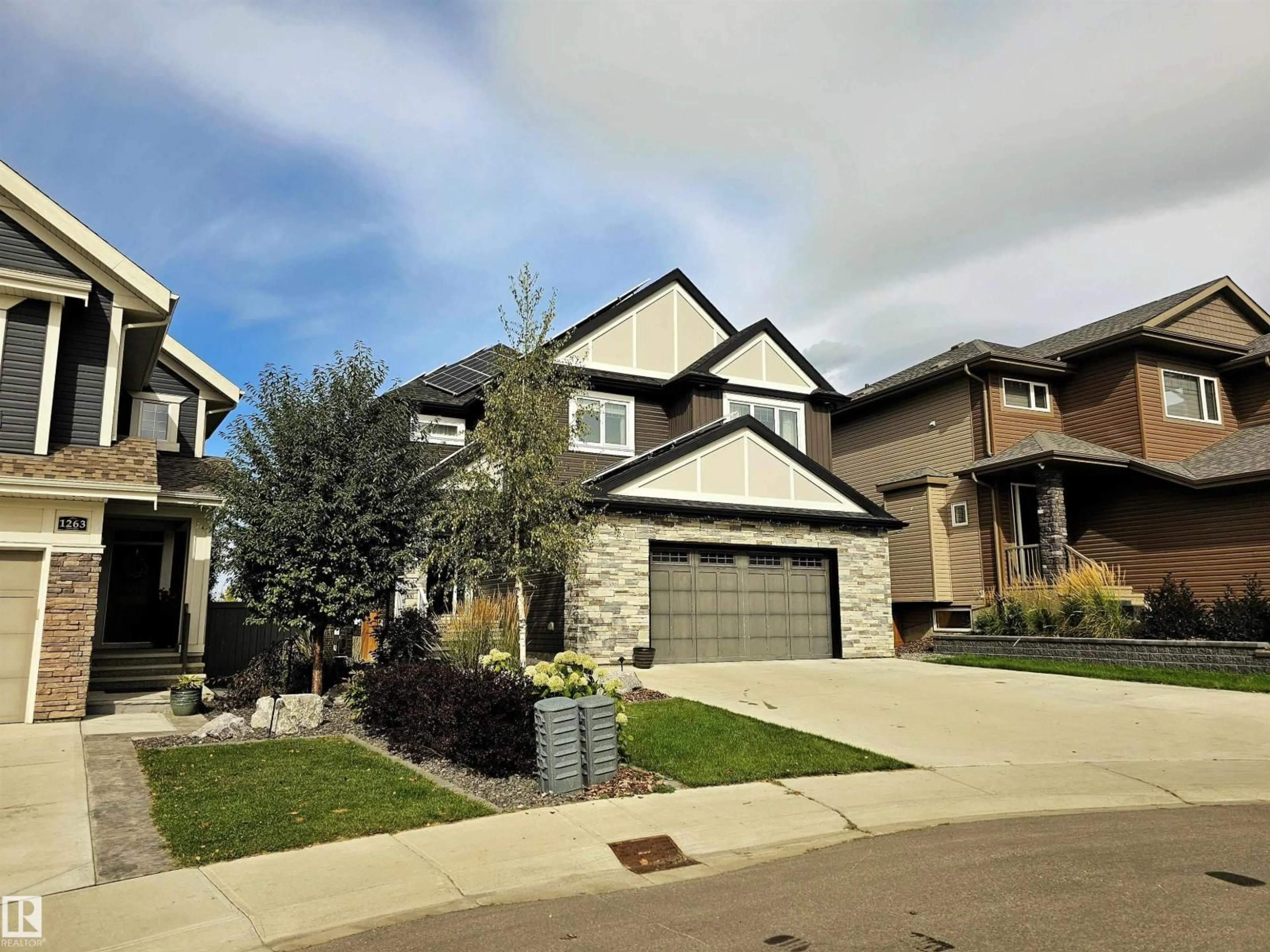 Home with brick exterior material, street for 1265 PEREGRINE TERRACE, Edmonton Alberta T5S0M4