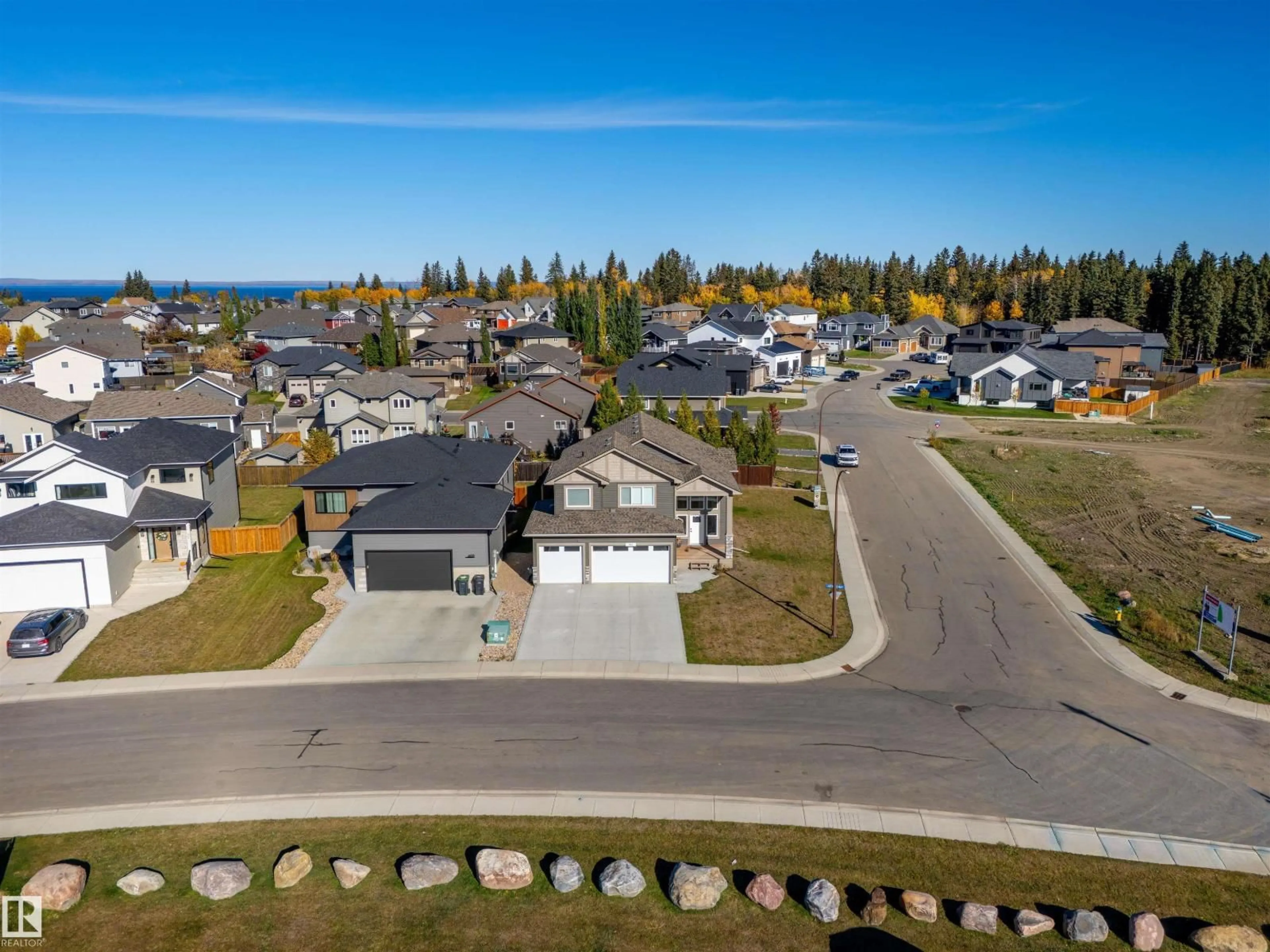 A pic from outside/outdoor area/front of a property/back of a property/a pic from drone, unknown for SW - 401 LAKEWOOD WY, Cold Lake Alberta T9M0K7