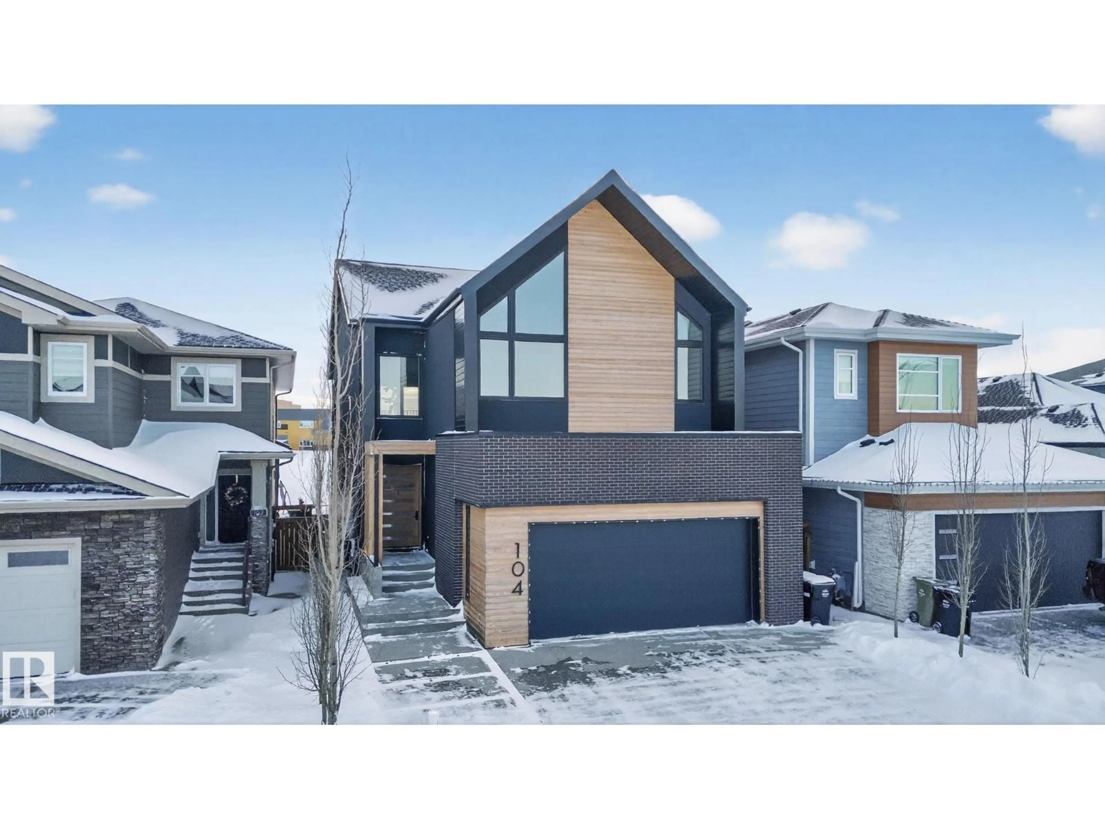 A pic from outside/outdoor area/front of a property/back of a property/a pic from drone, street for 104 EDGEWATER CI, Leduc Alberta T9E1K5