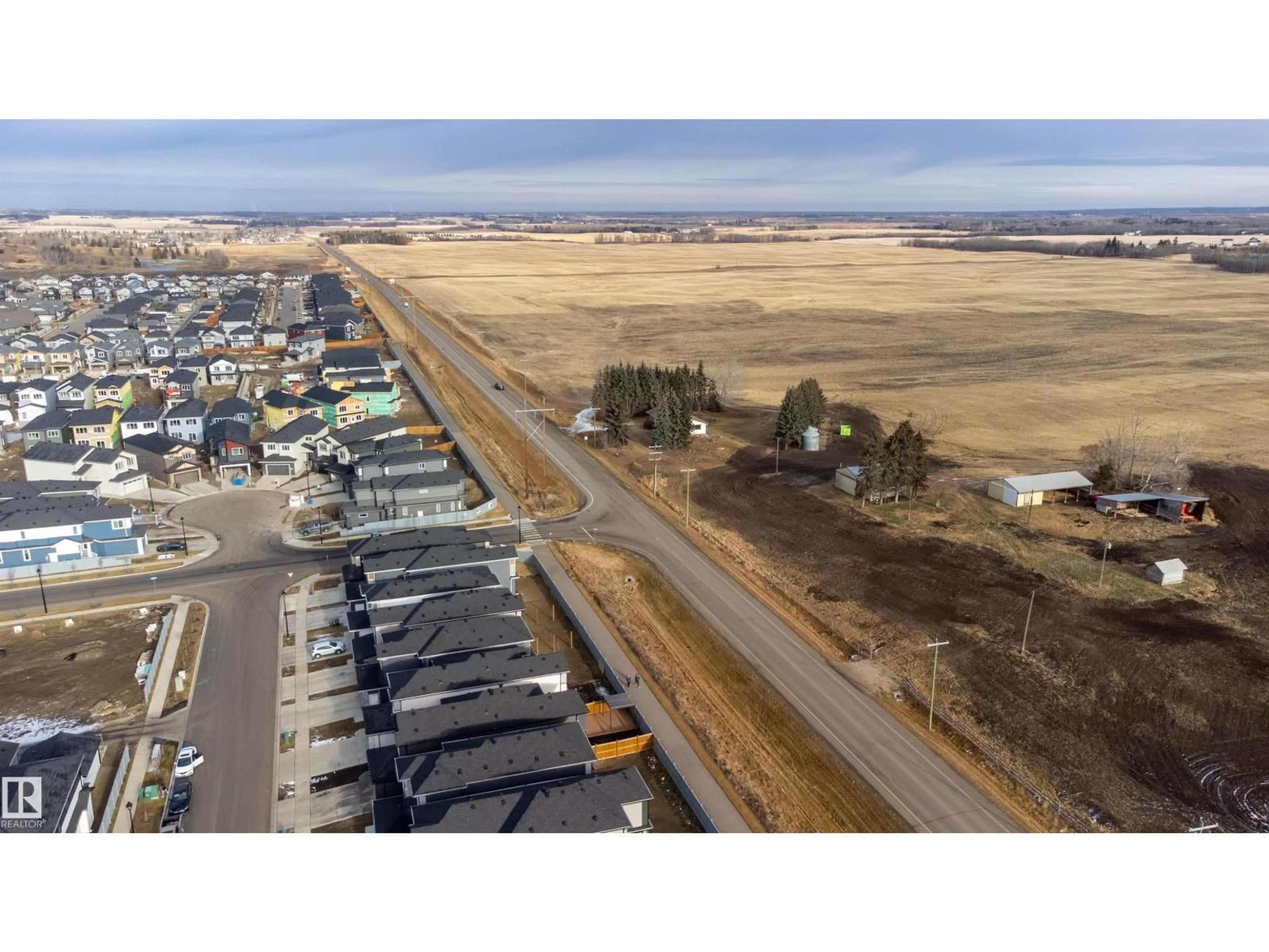A pic from outside/outdoor area/front of a property/back of a property/a pic from drone, street for 4007 36 ST, Beaumont Alberta T4X3H3
