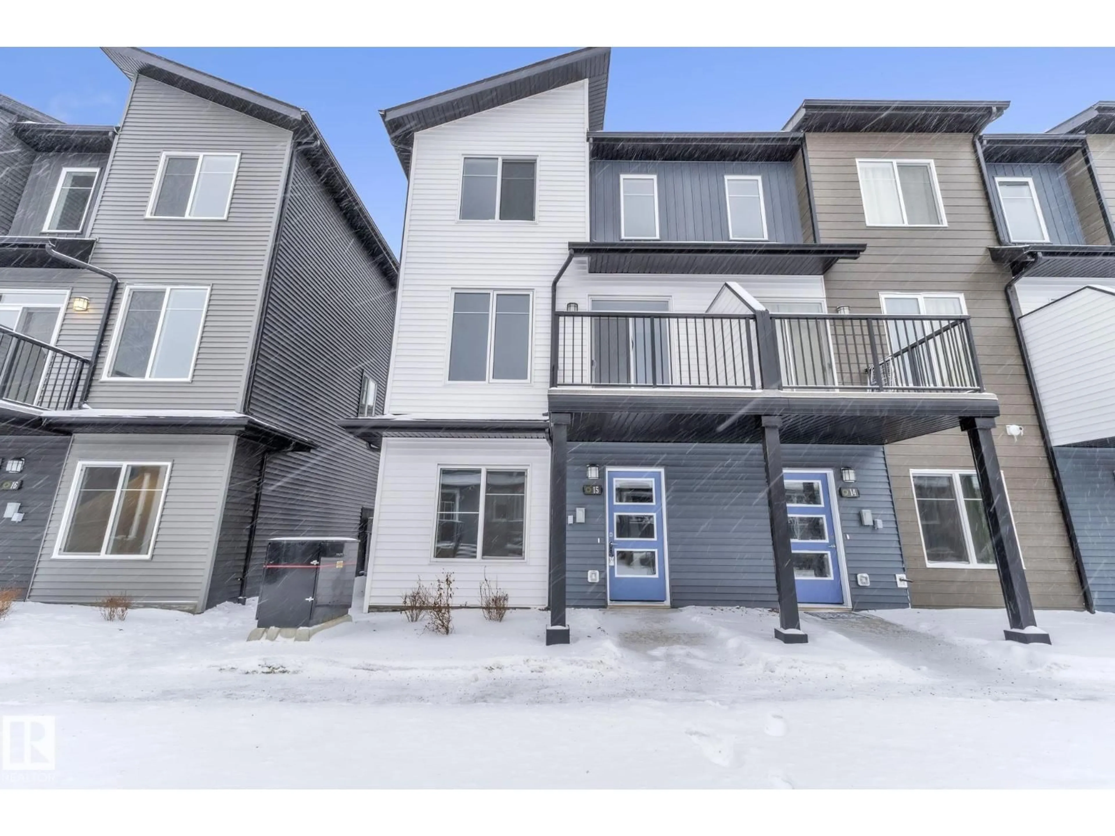 A pic from outside/outdoor area/front of a property/back of a property/a pic from drone, street for #15 - 6905 25 AV, Edmonton Alberta T6X3B7