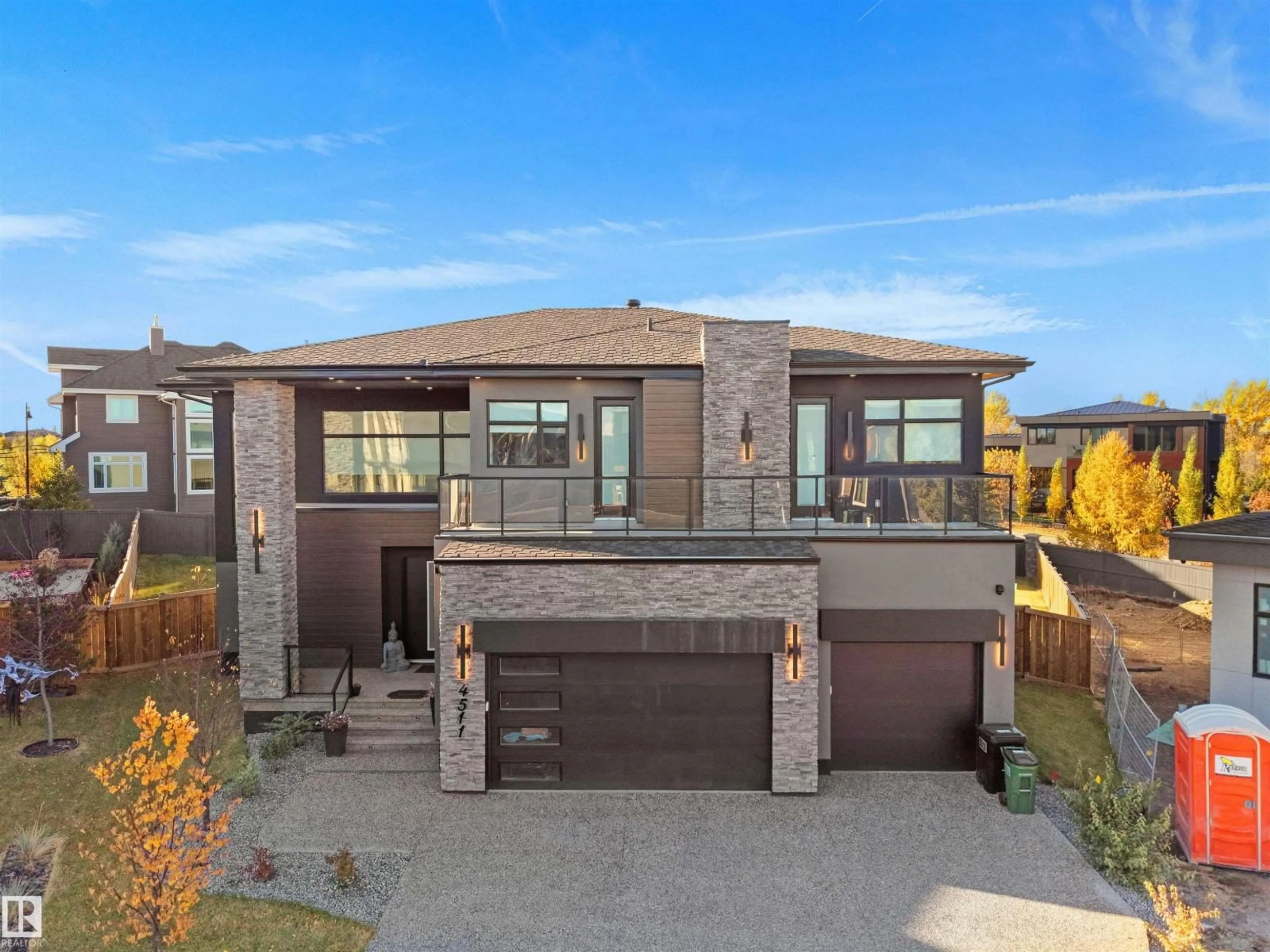 Home with brick exterior material, street for NW - 4511 WINGFIELD BAY BA, Edmonton Alberta T6W2E1