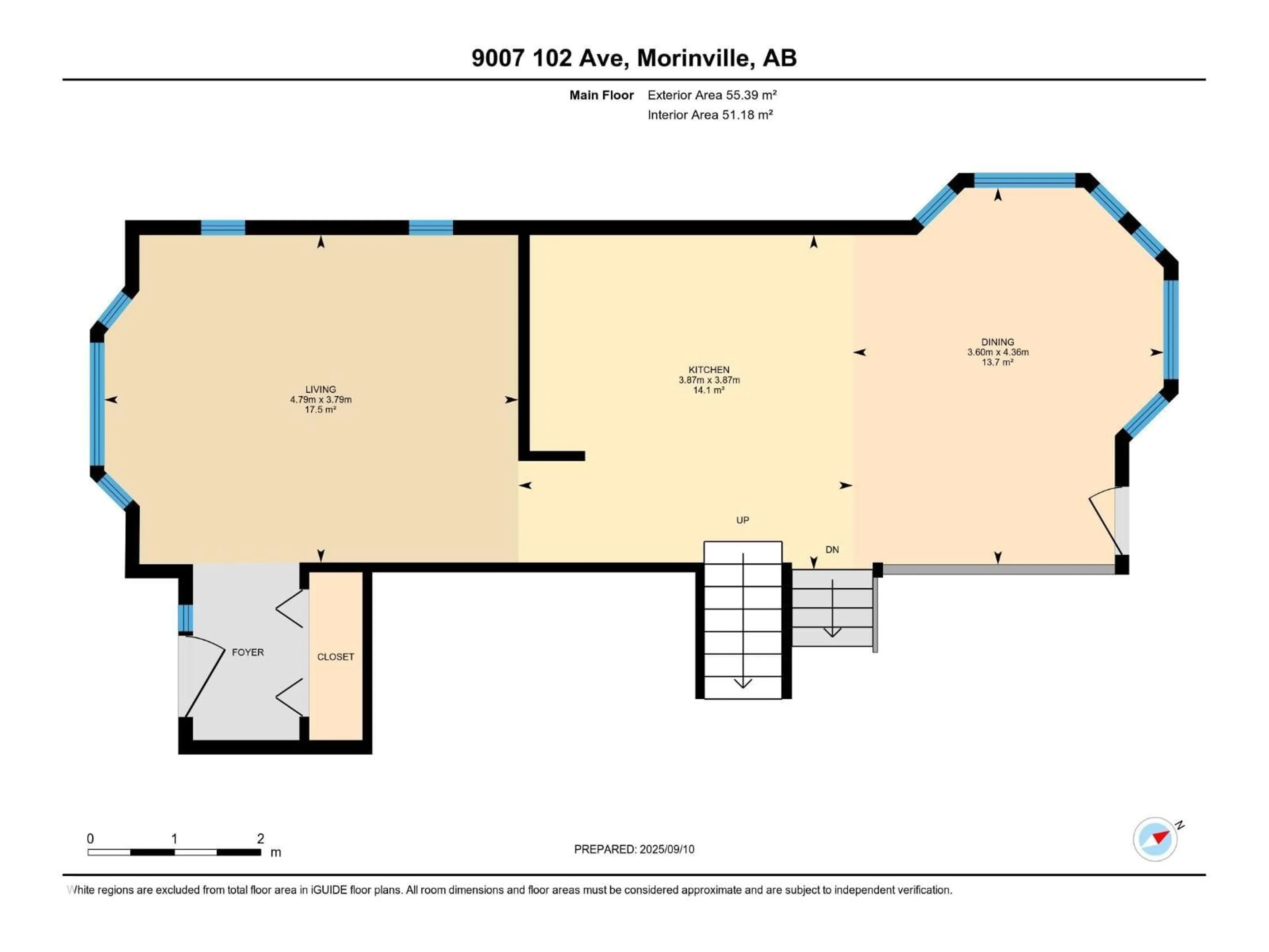 Floor plan for 9007 102 AV, Morinville Alberta T8R1B5
